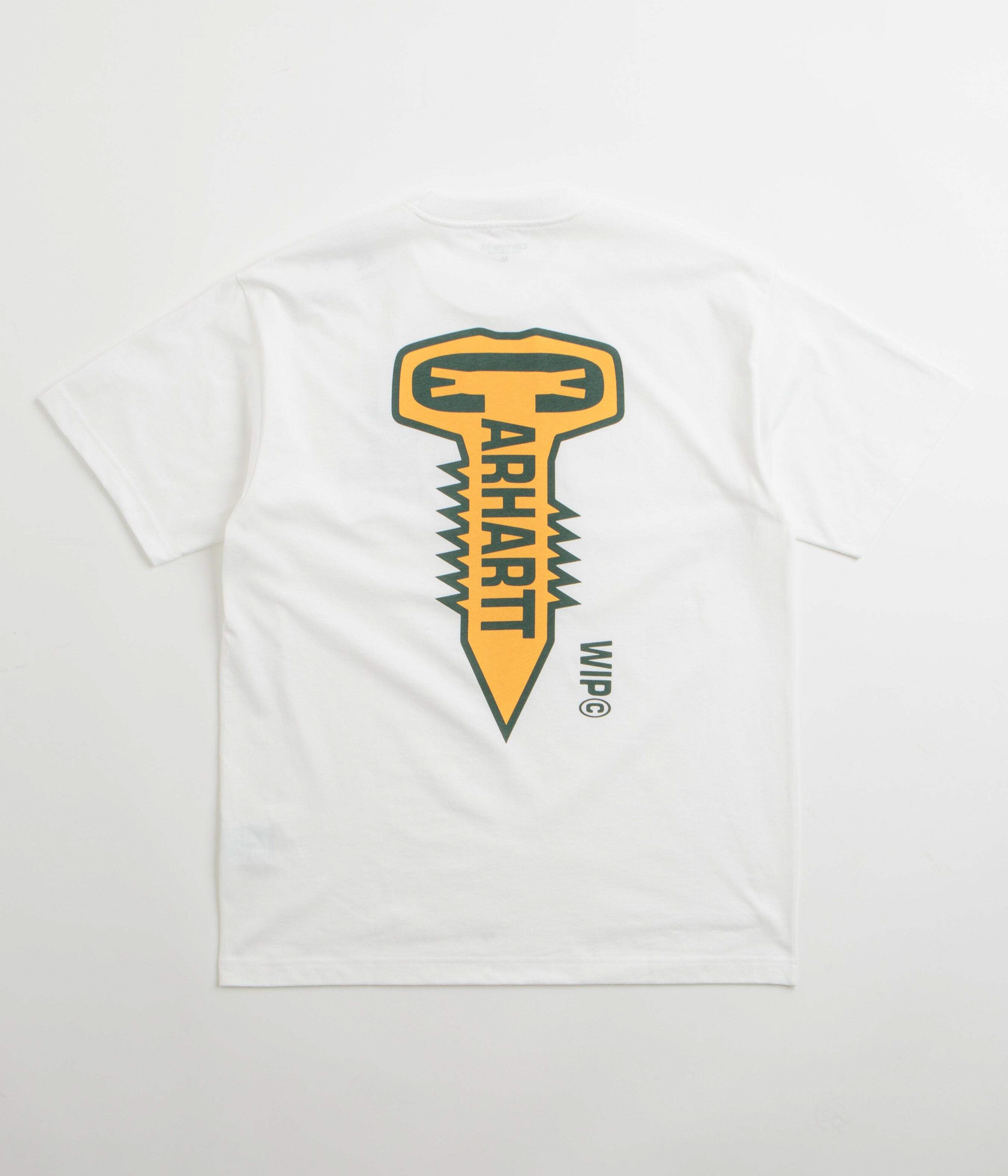 Carhartt's Stunning White Cross Screw T-Shirt - Grab Yours Now!