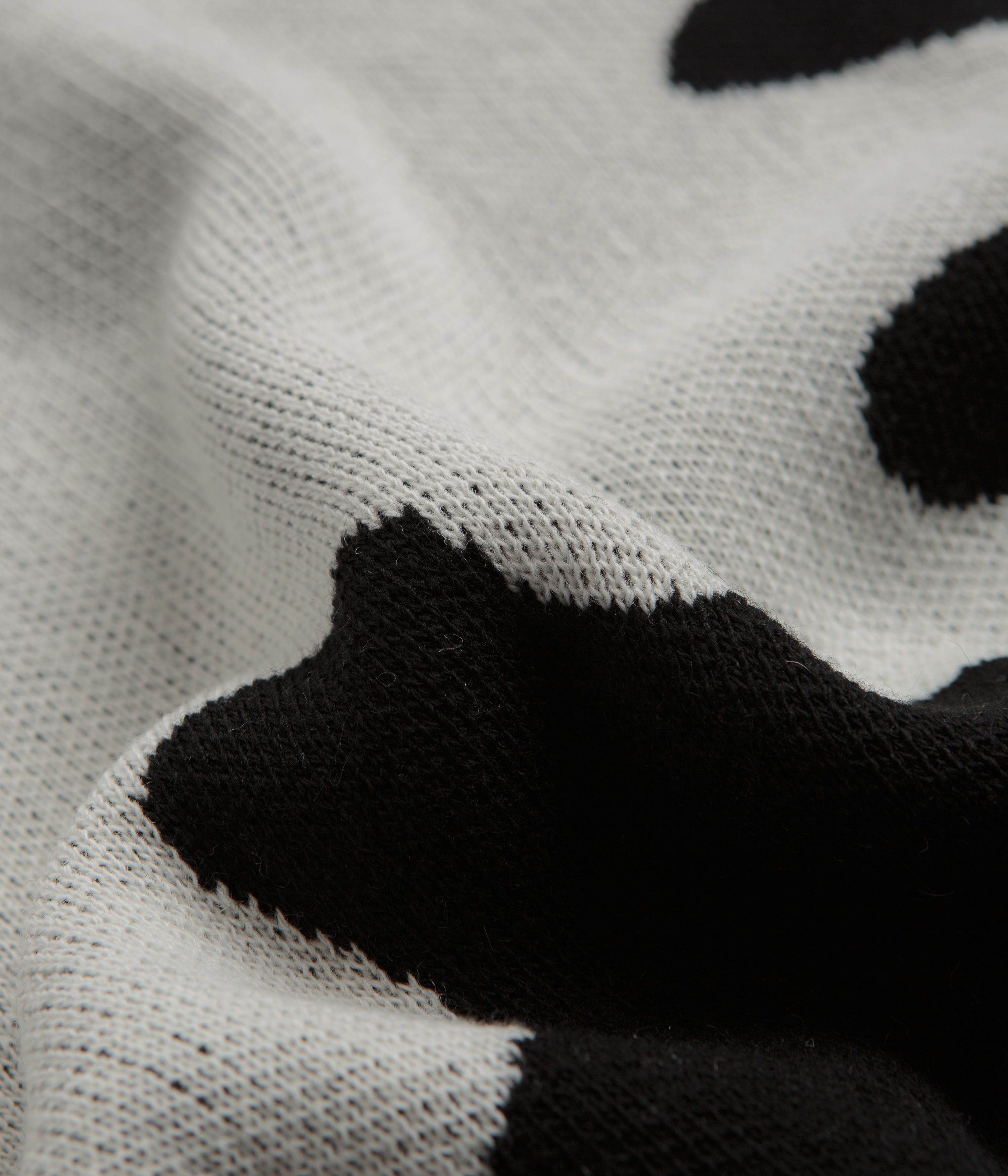 Stylish White Dancer Mask Knit Sweatshirt - Grab Yours Now!
