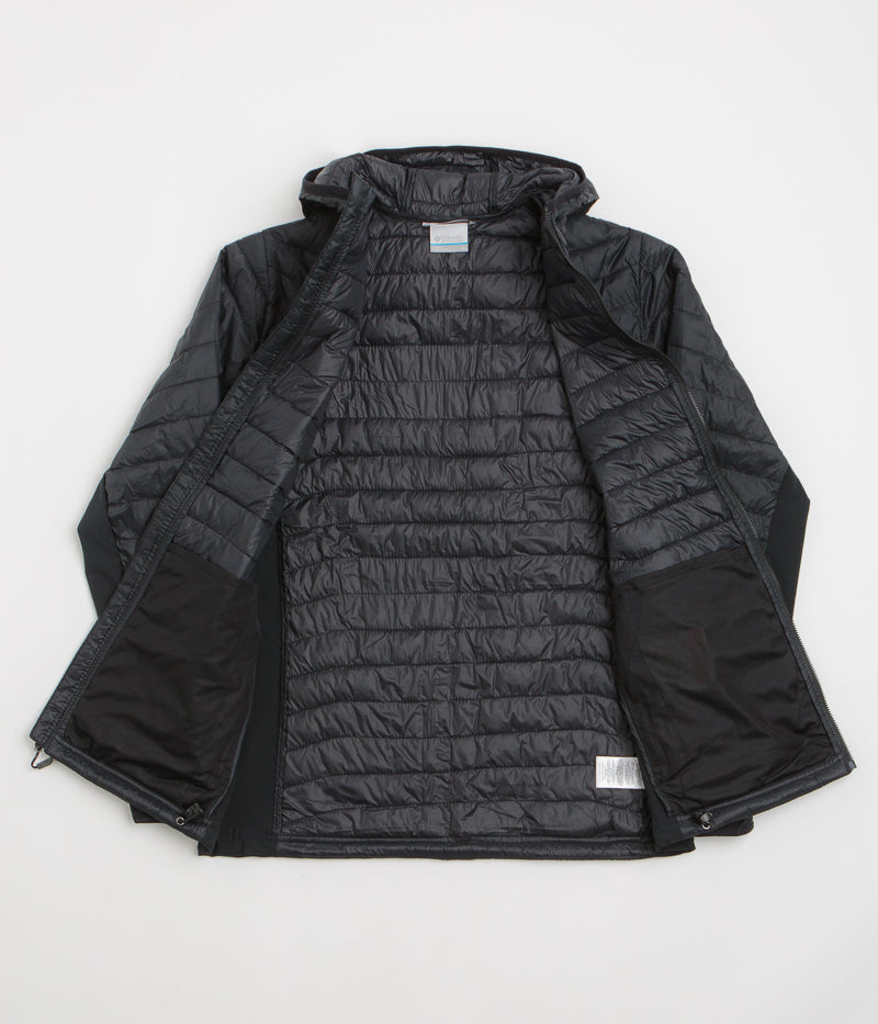 Columbia Powder Pass Hybrid Hooded Jacket - Stylish Black