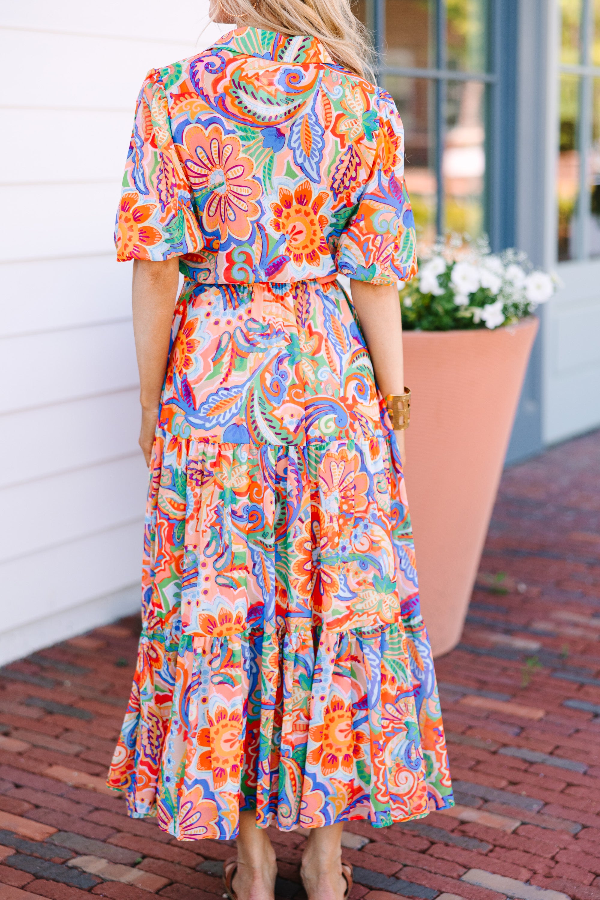 Stunning Great New Beginnings Blue Abstract Maxi Dress: Your Must - Have Fashion Piece