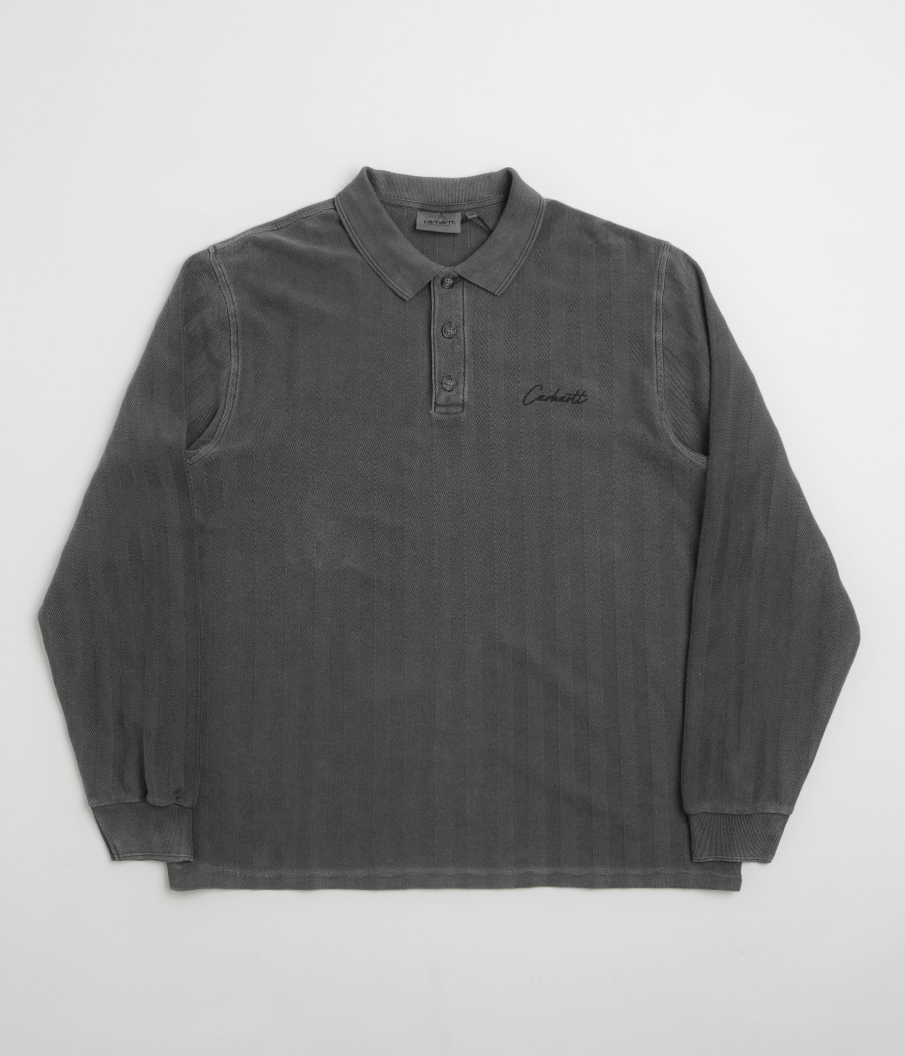 Stylish Carhartt Morrison Rugby Shirt in Striking Black