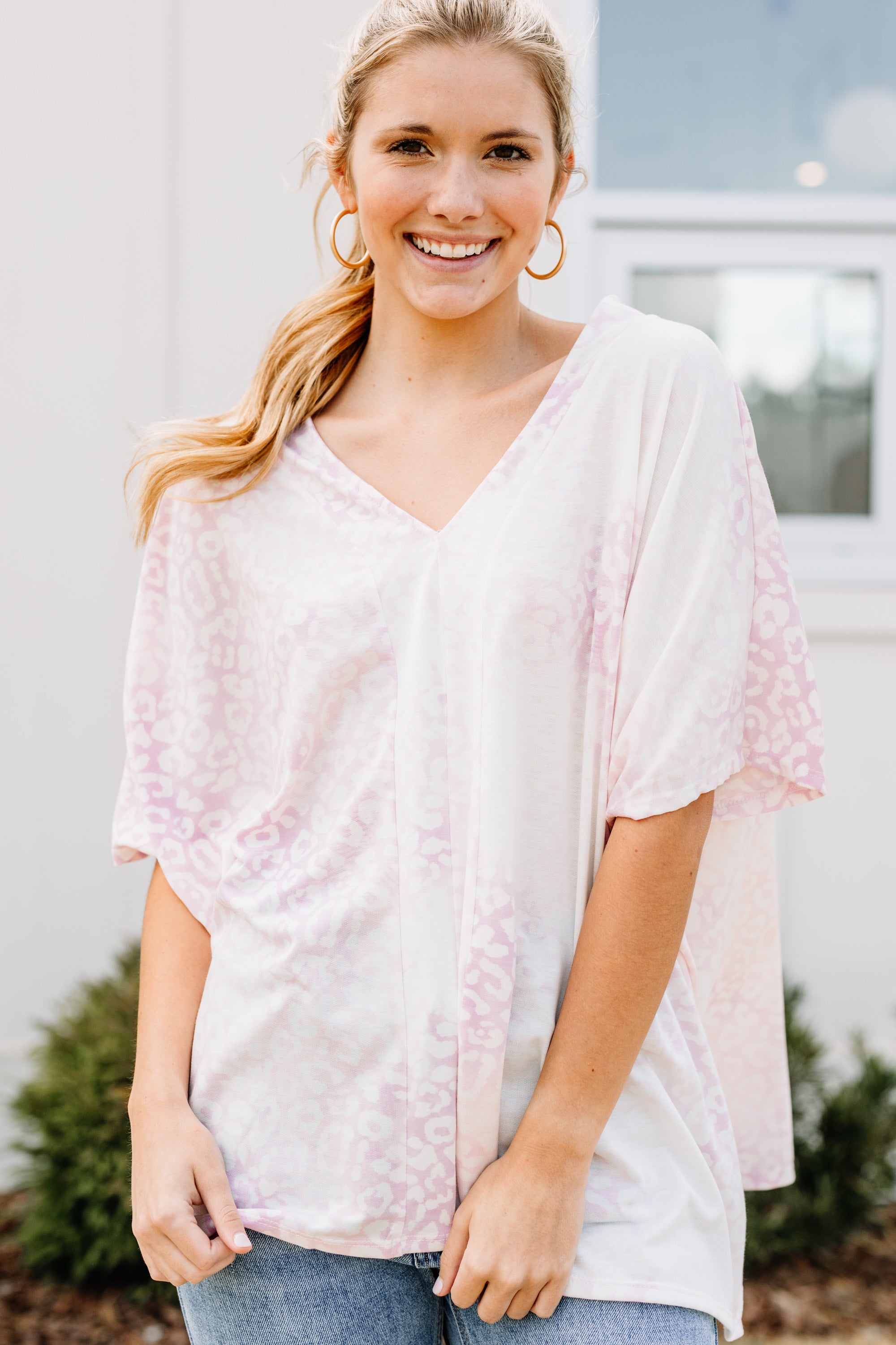Gorgeous Pastel Pink Leopard Print Top - Be the Summer Star!