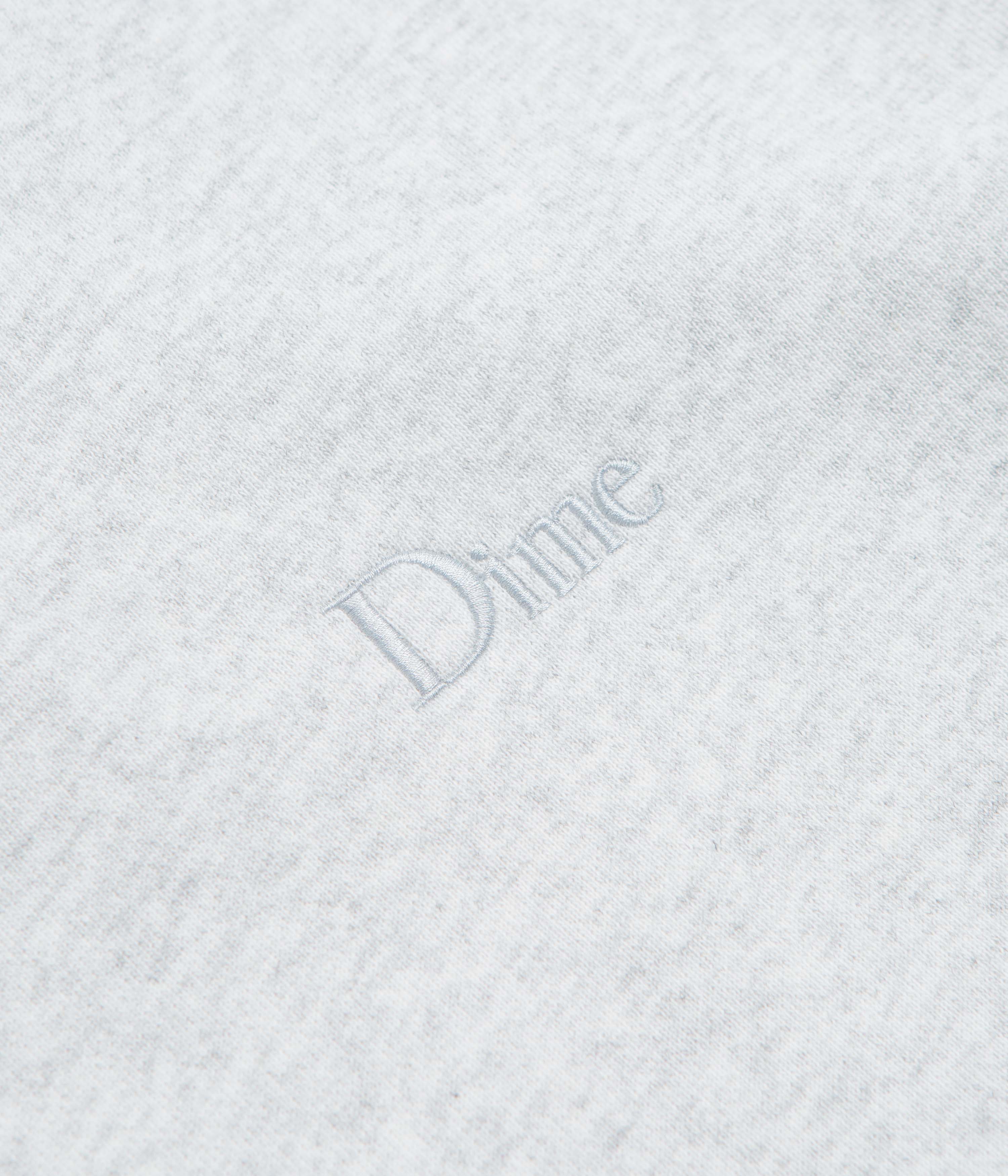 Dime's Stunning Ash Small Logo Classic Hoodie