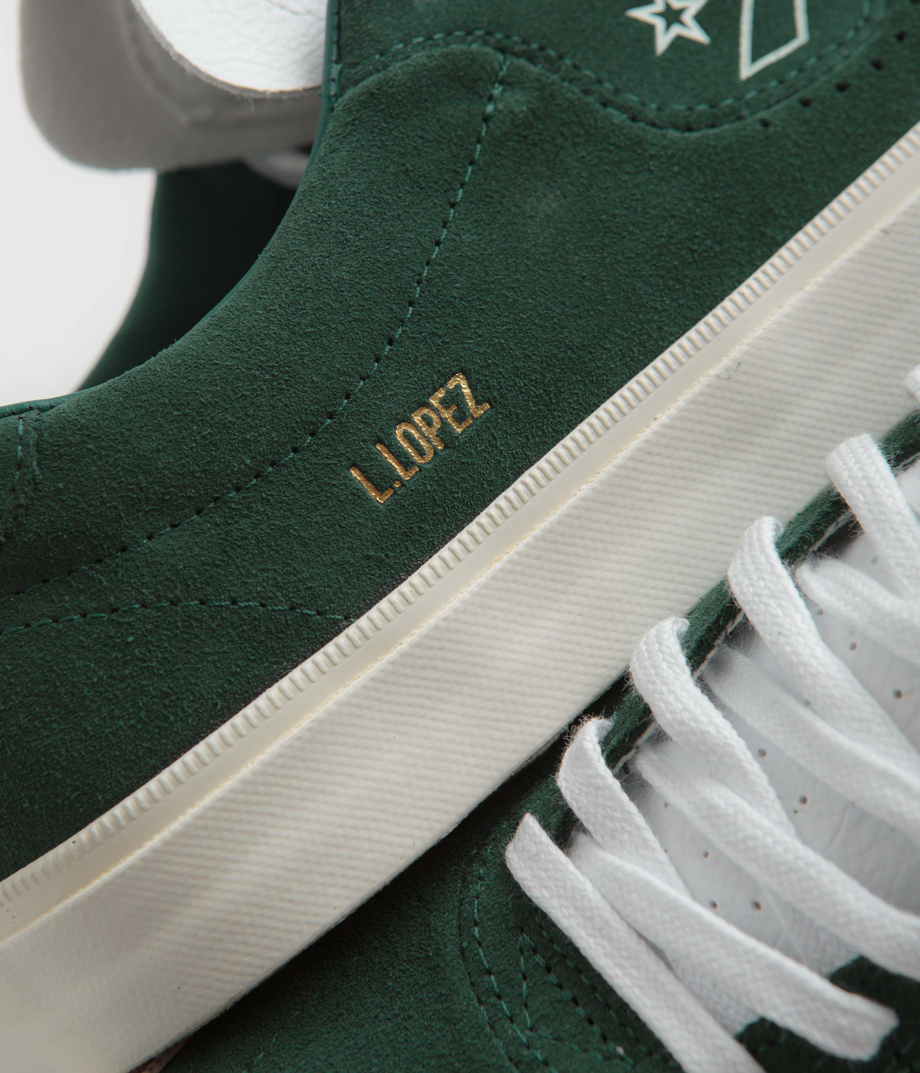 Converse Louie Lopez Pro Ox Shoes - Stunning Dragon Scale & White Design