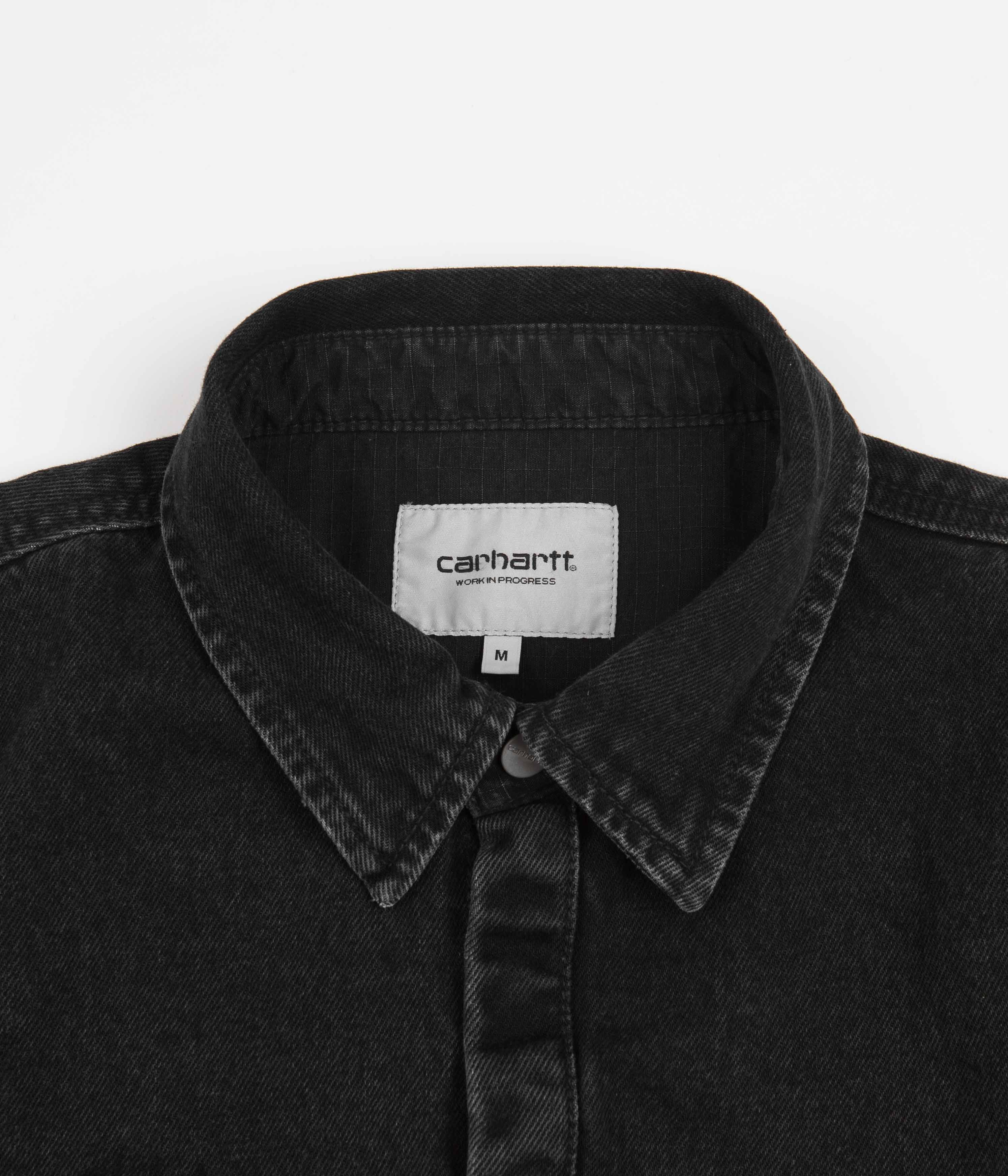 Carhartt Monterey Black Shirt Jacket - Timeless Workwear Style
