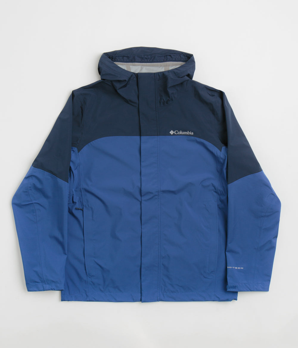 Columbia Wahkeena Falls 3L Shell Jacket - Stunning Mountain Blue / Collegiate Navy