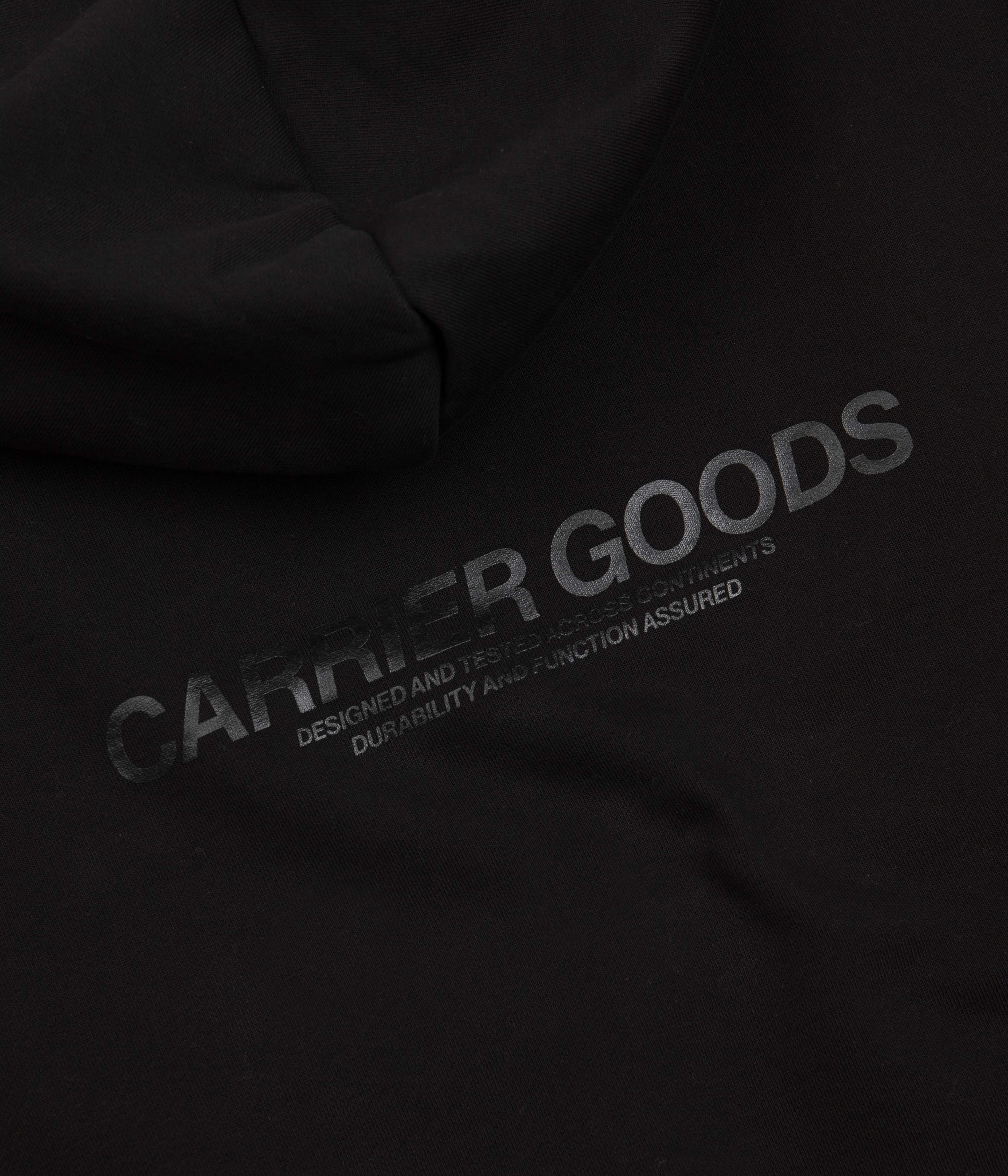 Carrier Goods Stylish Black Core Logo Hoodie - Must-Have!