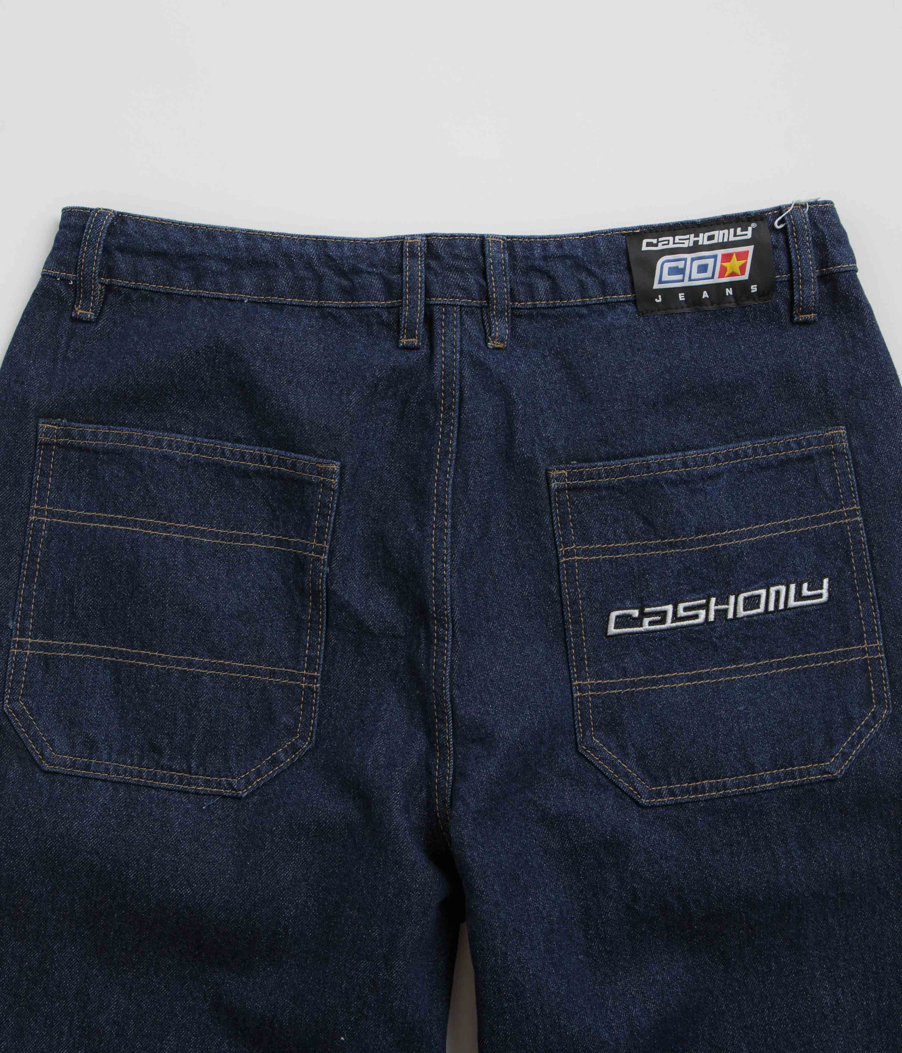 Cash Only Aleka Jeans - Raw Indigo: Ultra Cool Denim