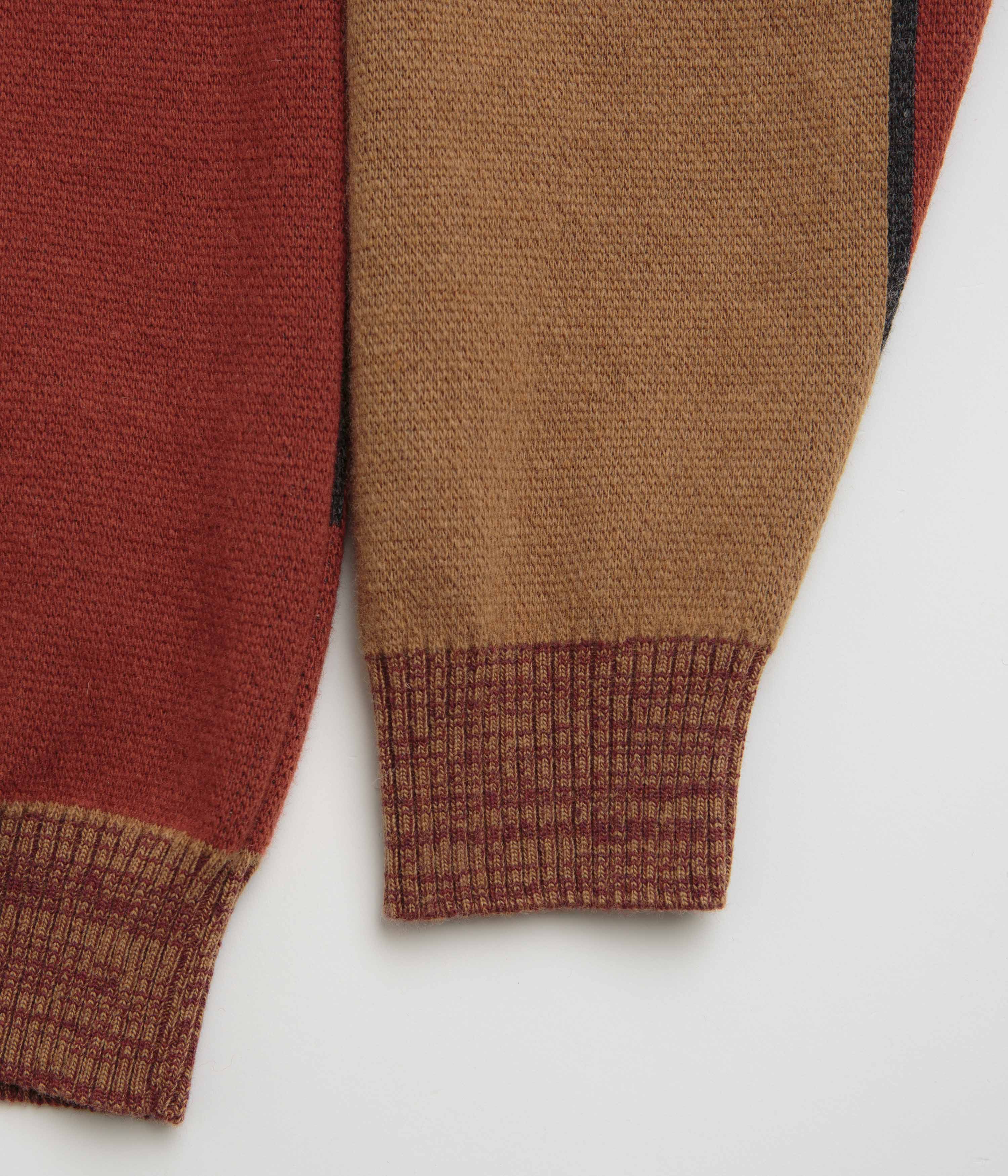 Parra's Stunning Brown Knitted Cardigan - Your Must - Have!