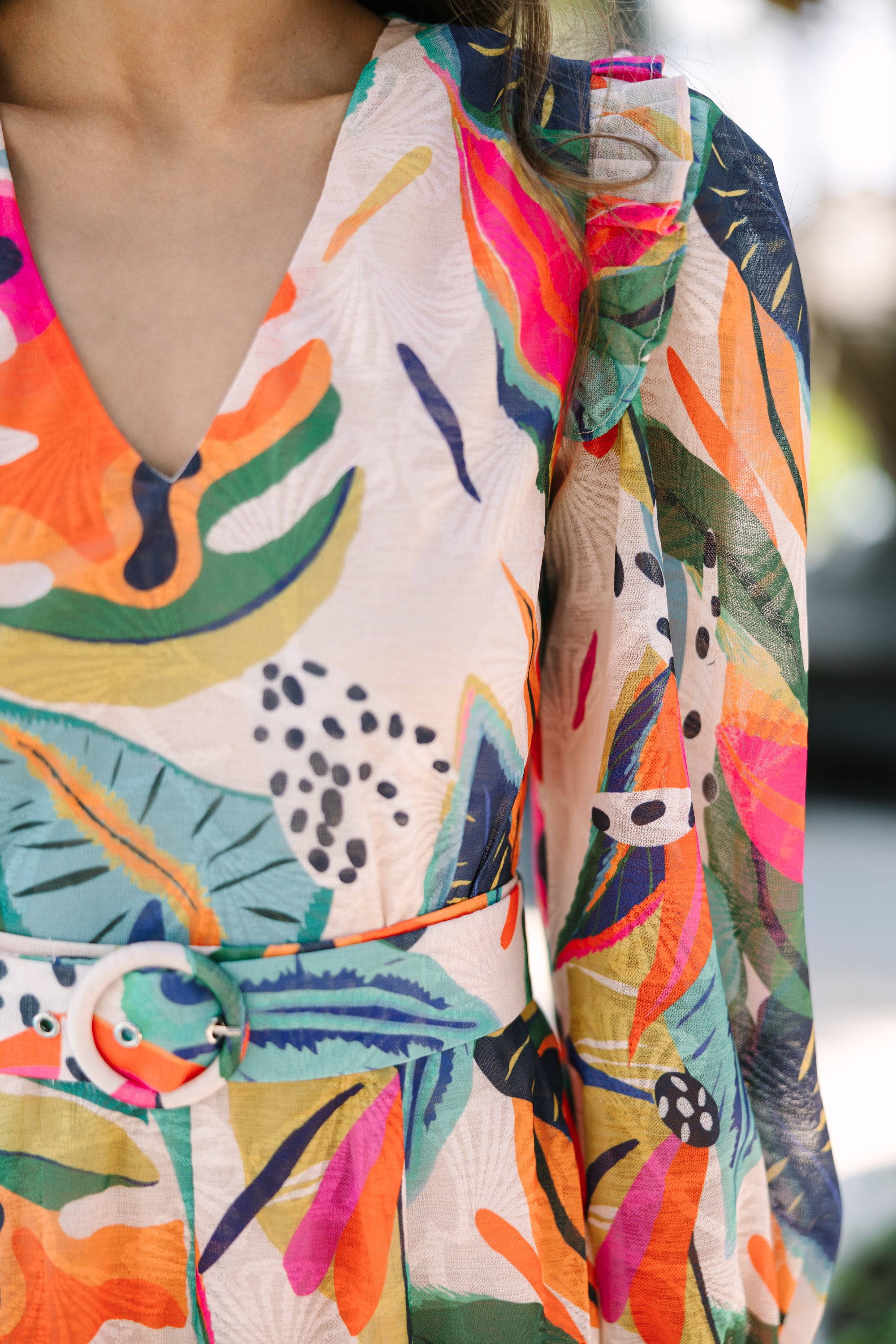 Must-Have Multi-Colored Tropical Romper for Your Dream Vacation