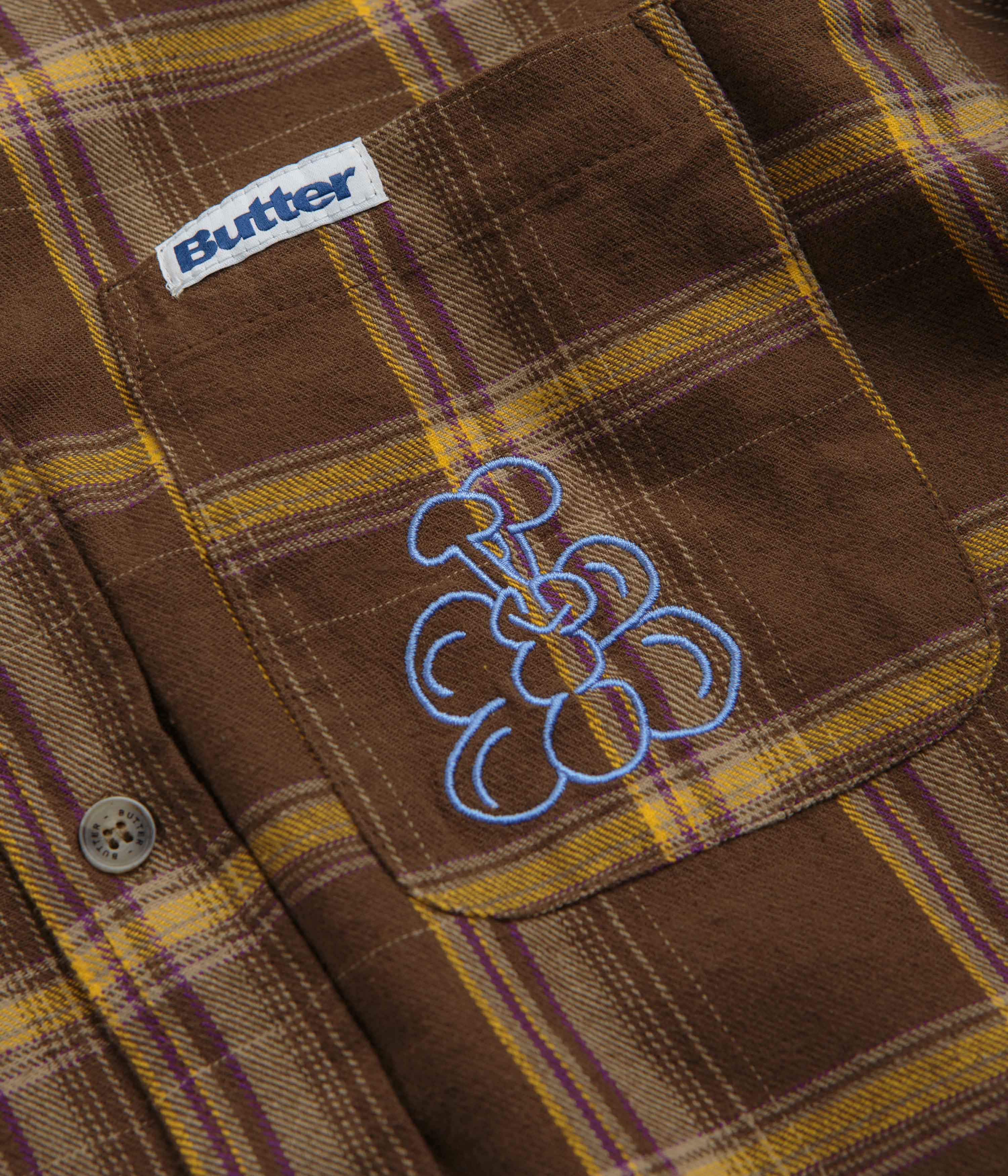 Butter Goods Bugs Flannel Shirt - Chestnut: A Fashion Statement