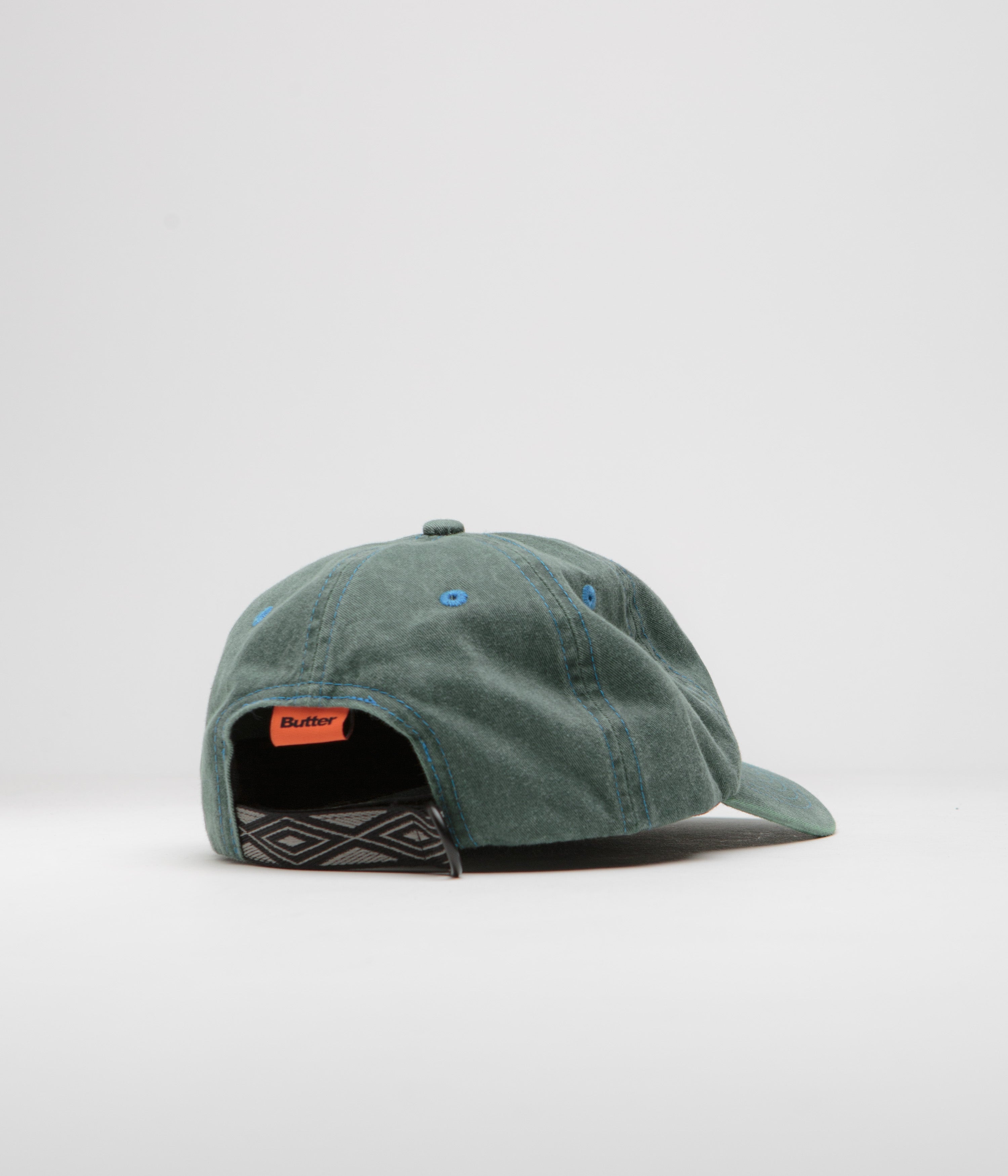 Butter Goods Washed Jade Rounded Logo Cap - Stylish Skate Essential