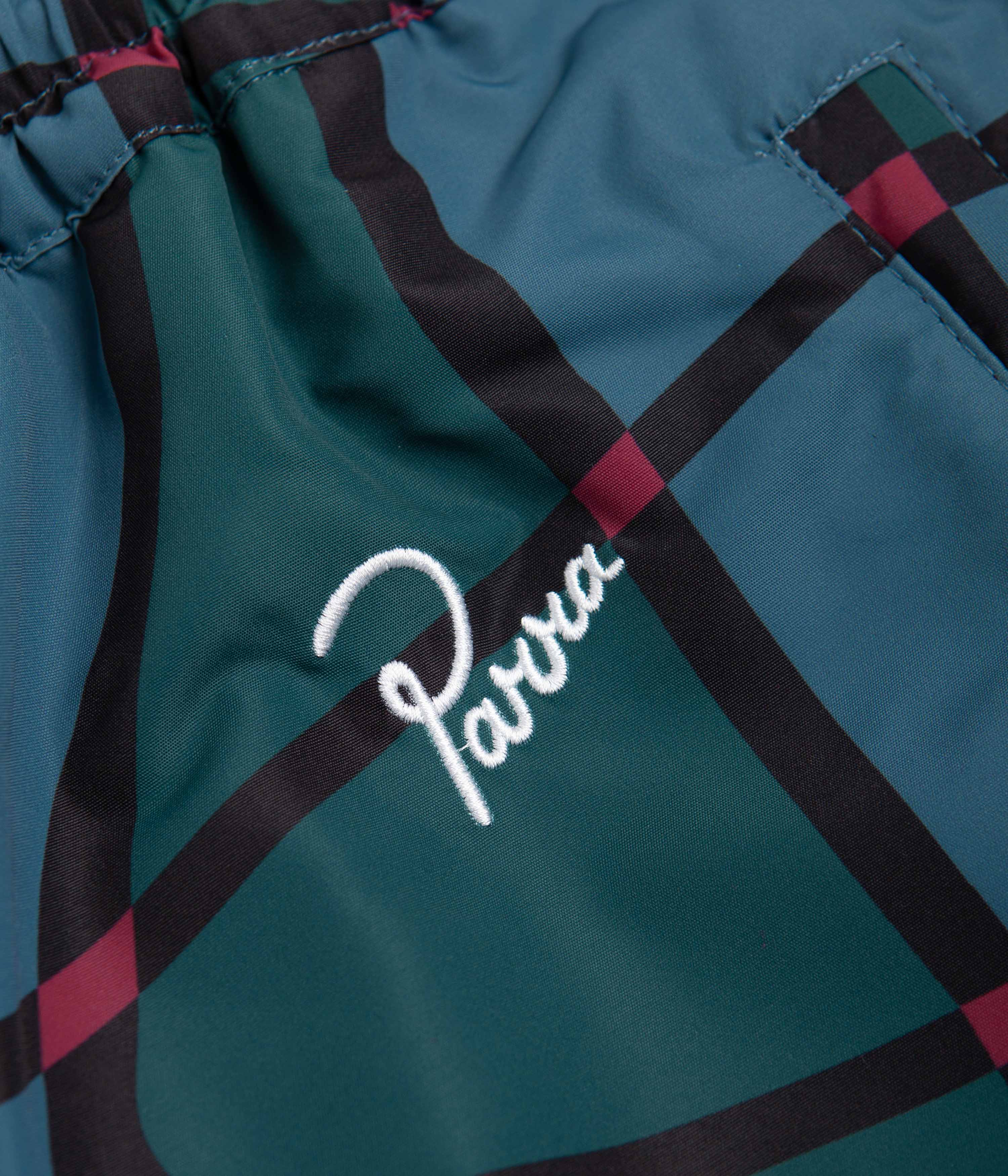 by Parra Multi Check Squared Waves Pattern Track Pants - A Must-Have!