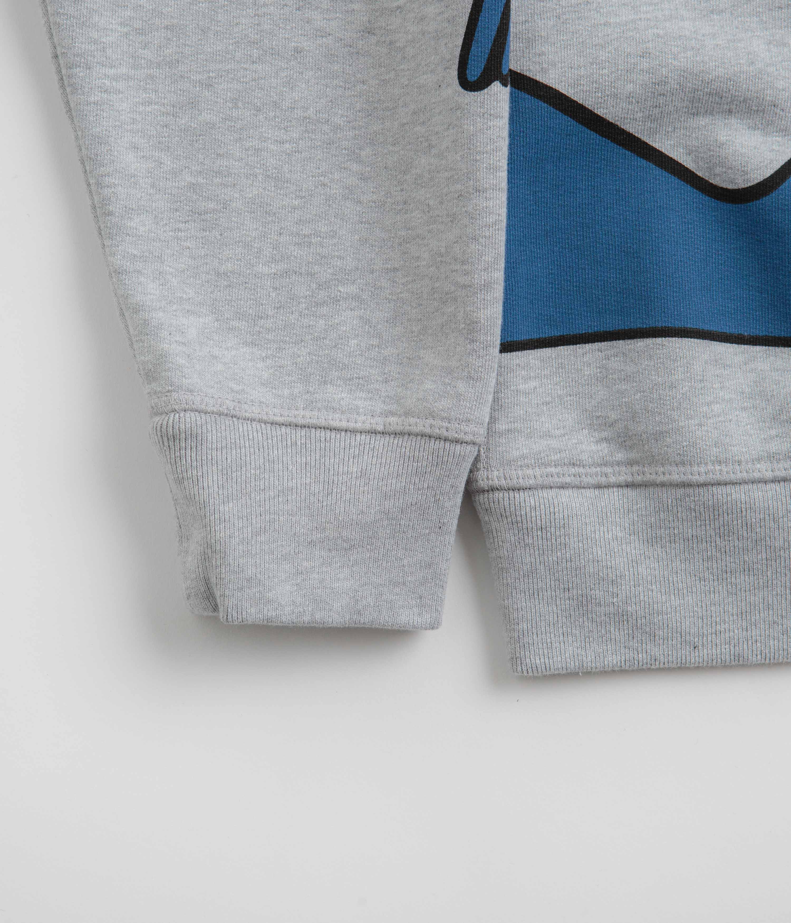by Parra Early Grab Crewneck Sweatshirt - Stunning Heather Grey