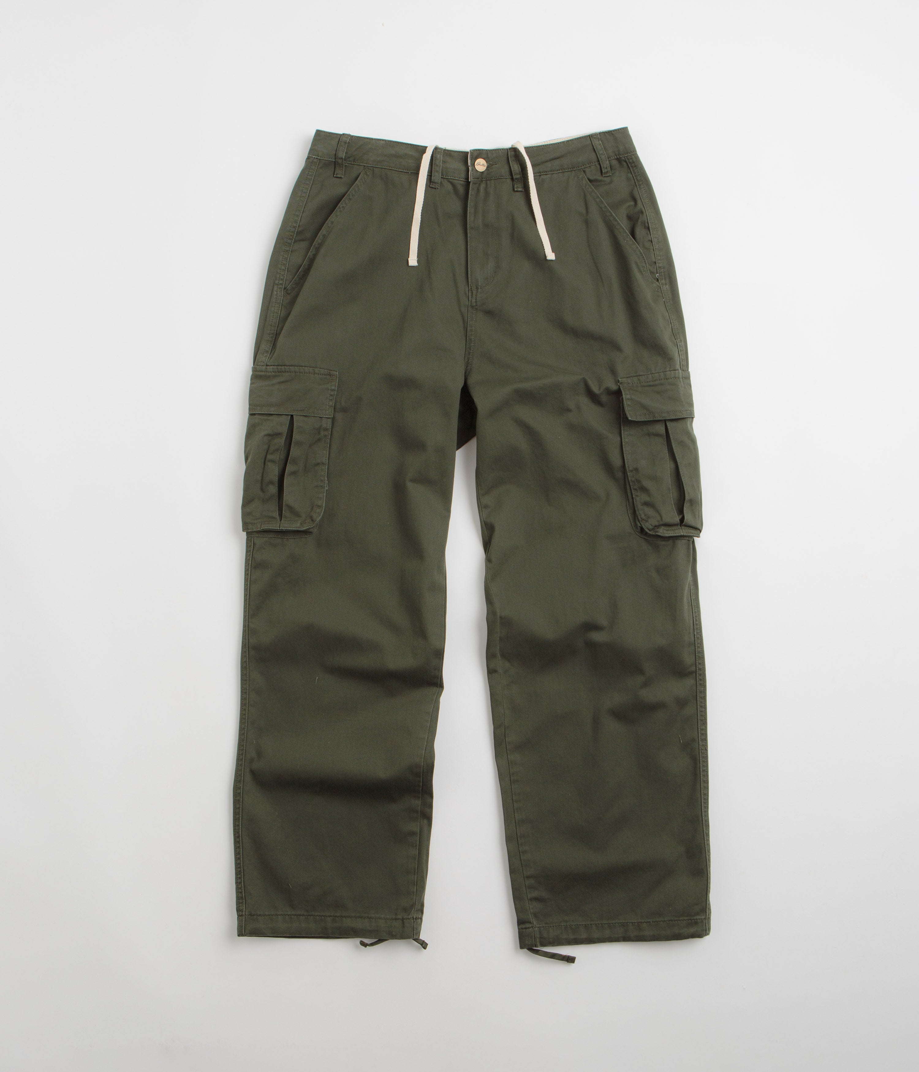 Butter Goods Forest Green Field Cargo Pants - Fashionably Distressed!