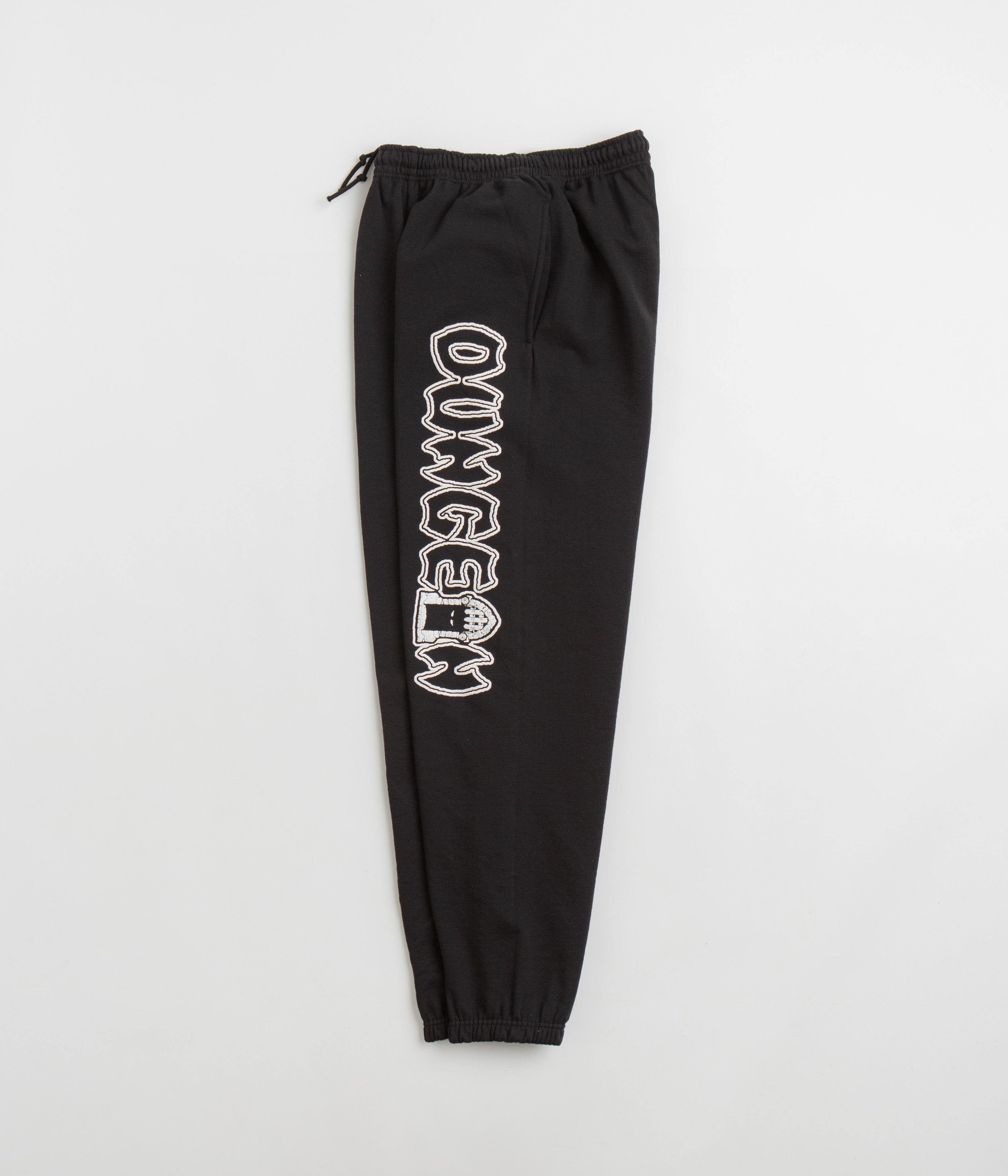 Stunning Dungeon Logo Joggers in Sleek Black