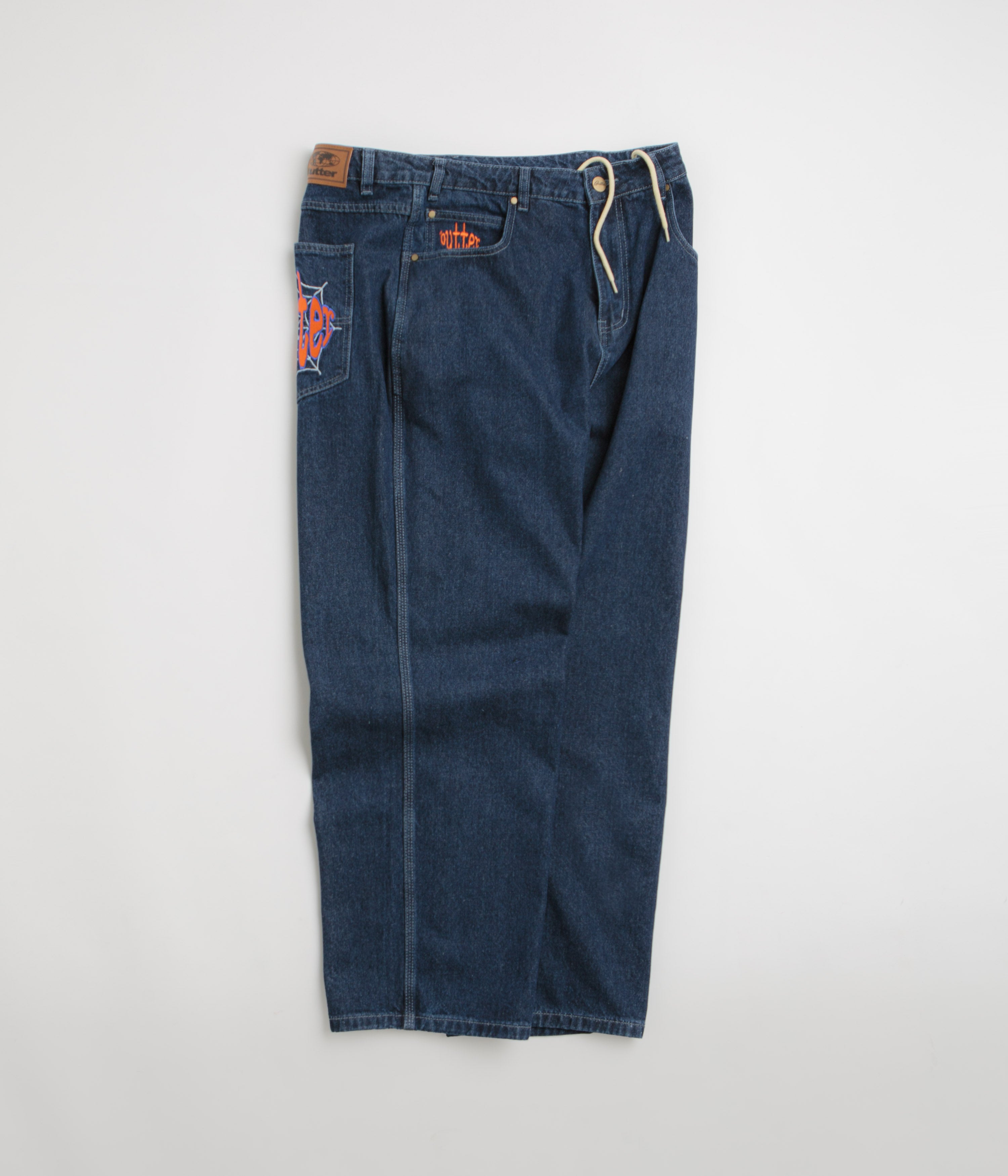 Butter Goods Dark Indigo Spider Jeans - A Must - Have Fashion Statement!