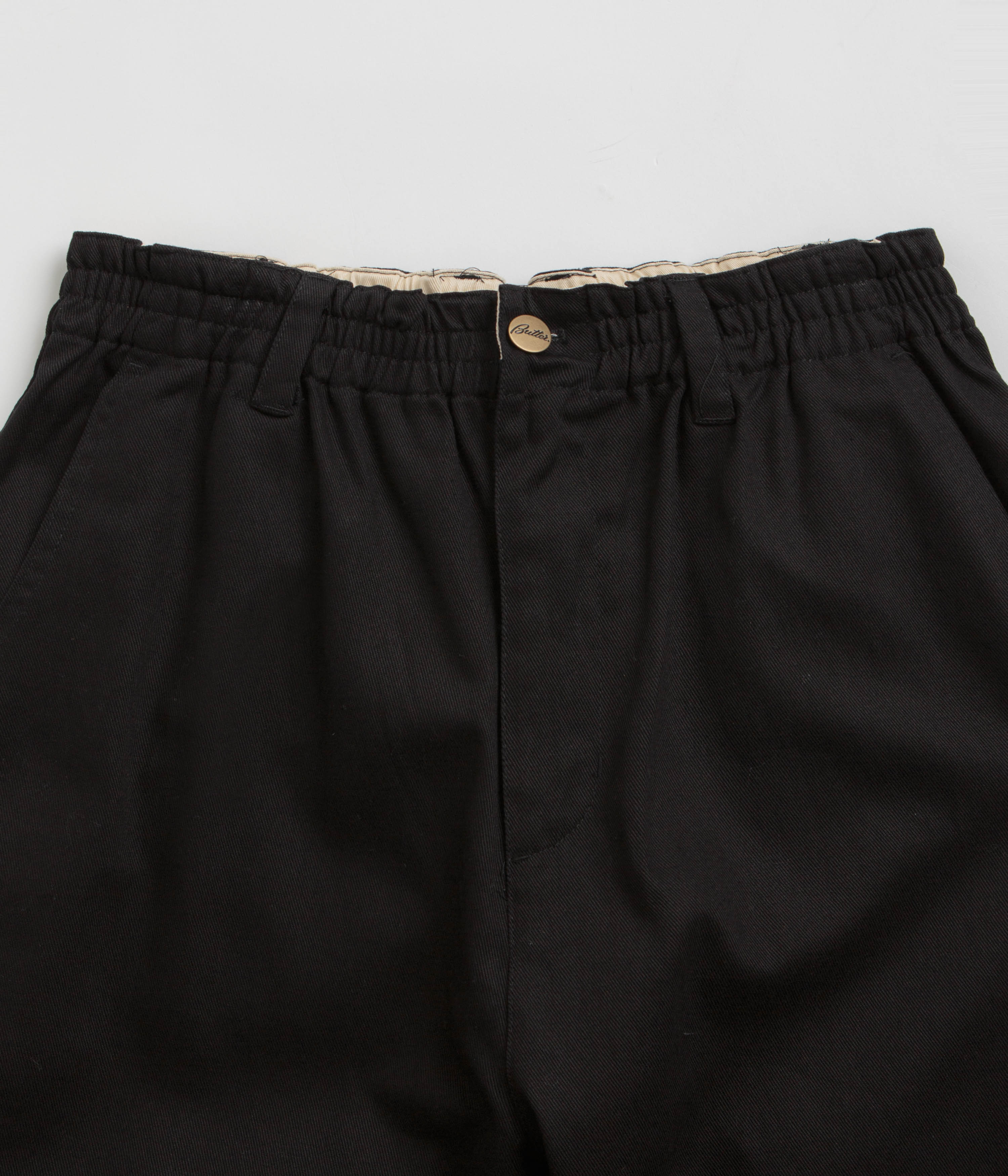 Butter Goods Stylish Wide Leg Pants - Black / Multi