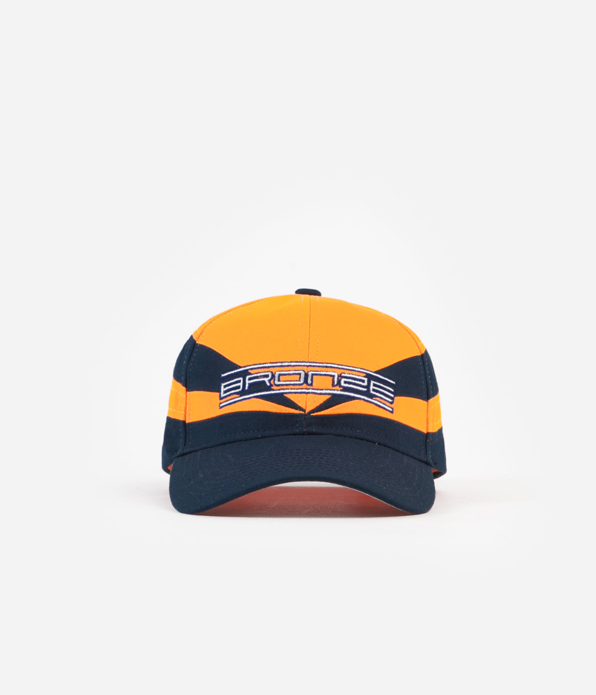 Bronze 56K Orange/Navy Sports Snapback Cap - Stylish & Durable