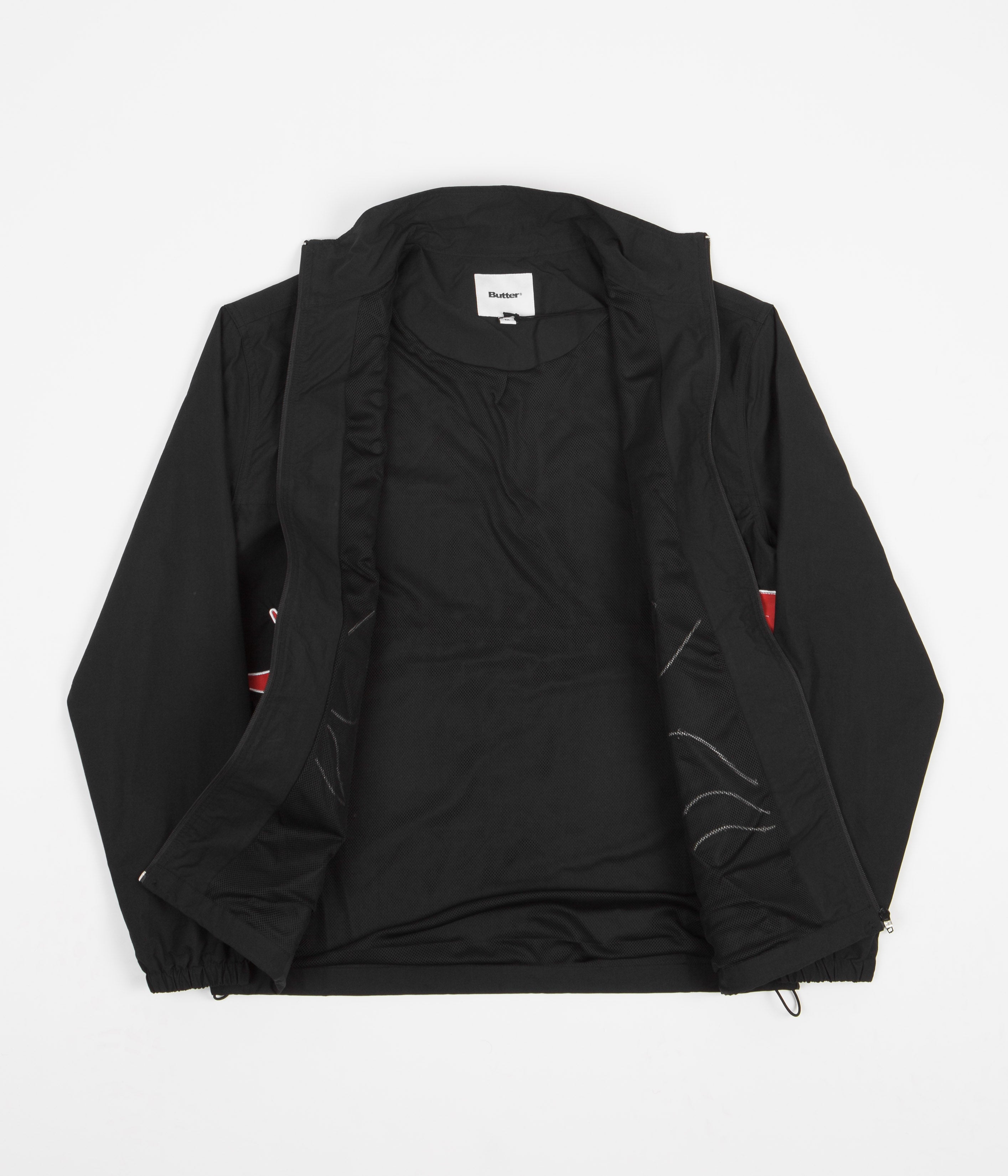 Butter Goods Fiery Flame Black Jacket - Ignite Your Style!