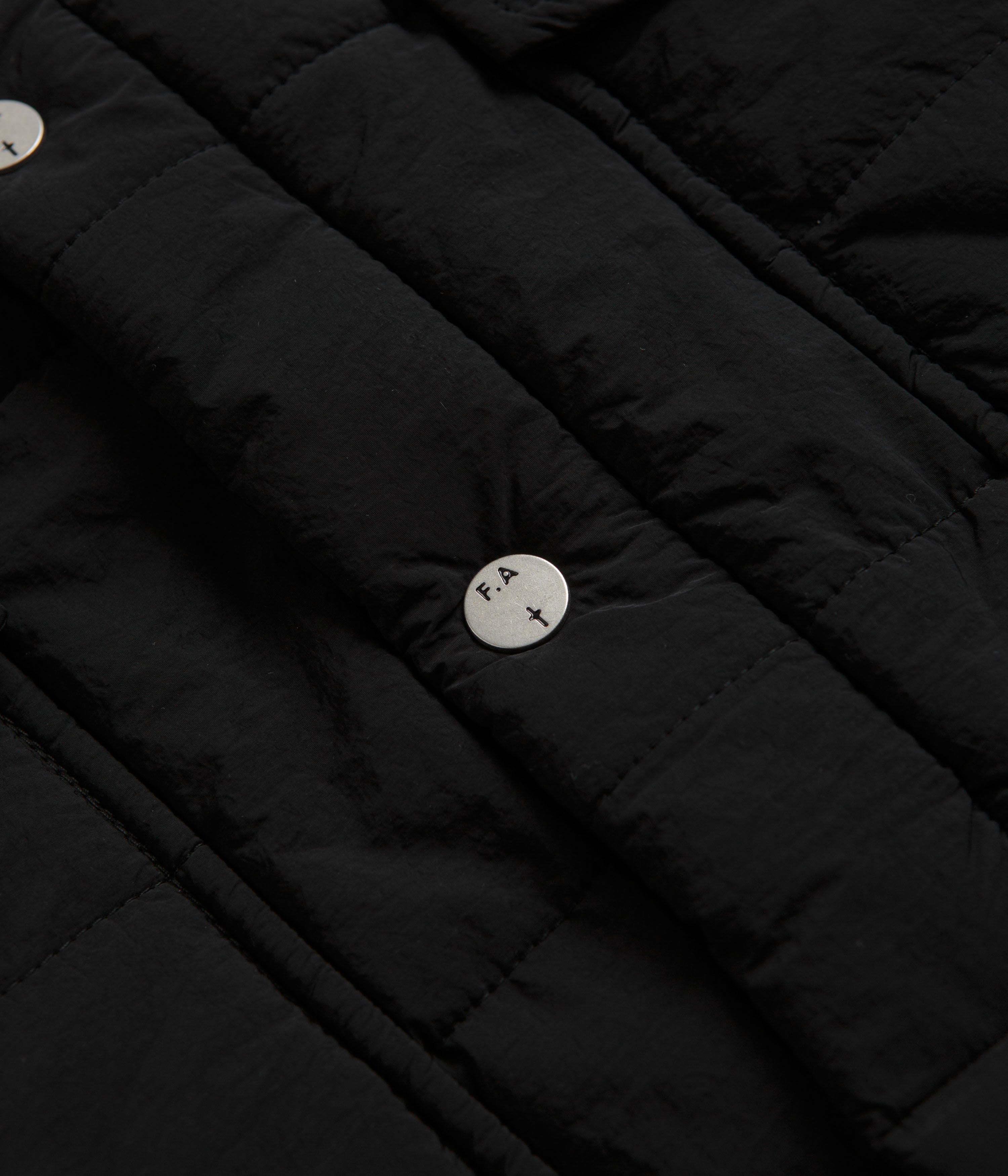 Fucking Awesome Dill Racing Black Puffer Jacket - A Skateboarding Essential