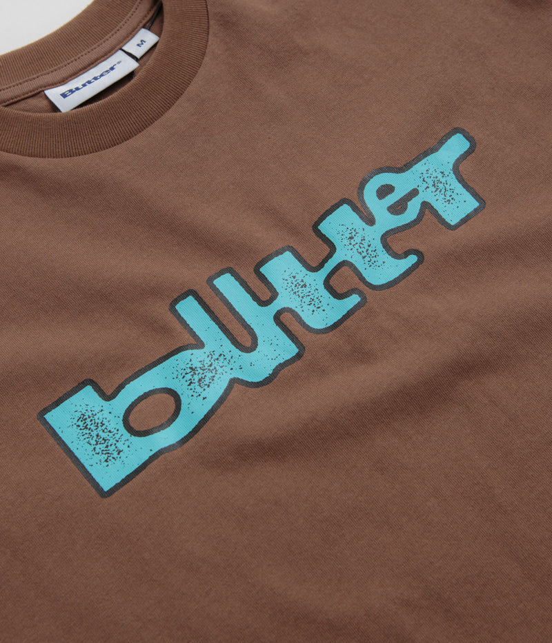 Butter Goods Stylish Brown Warped T-Shirt - Grab Yours Now!