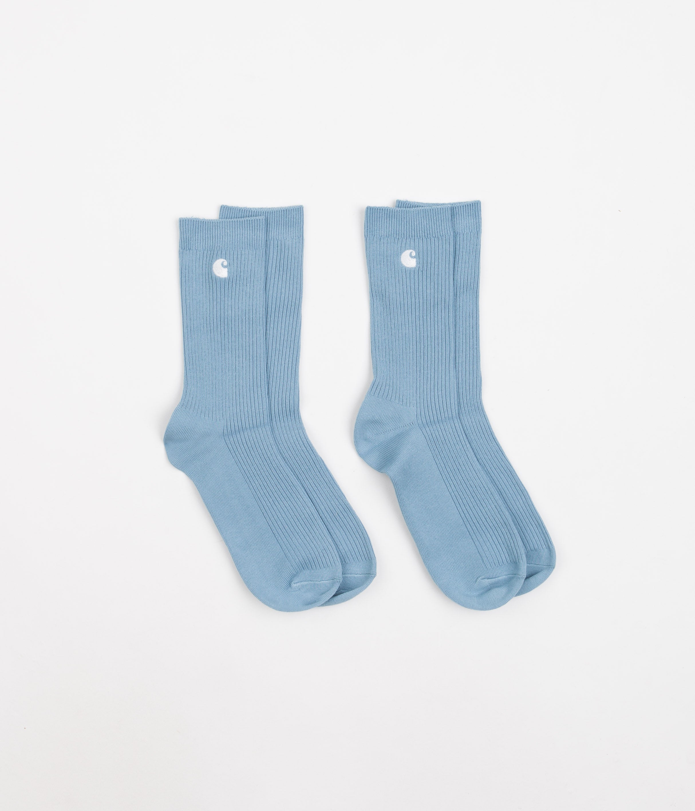 Carhartt Madison Socks - Stunning Piscine/White 2-Pack
