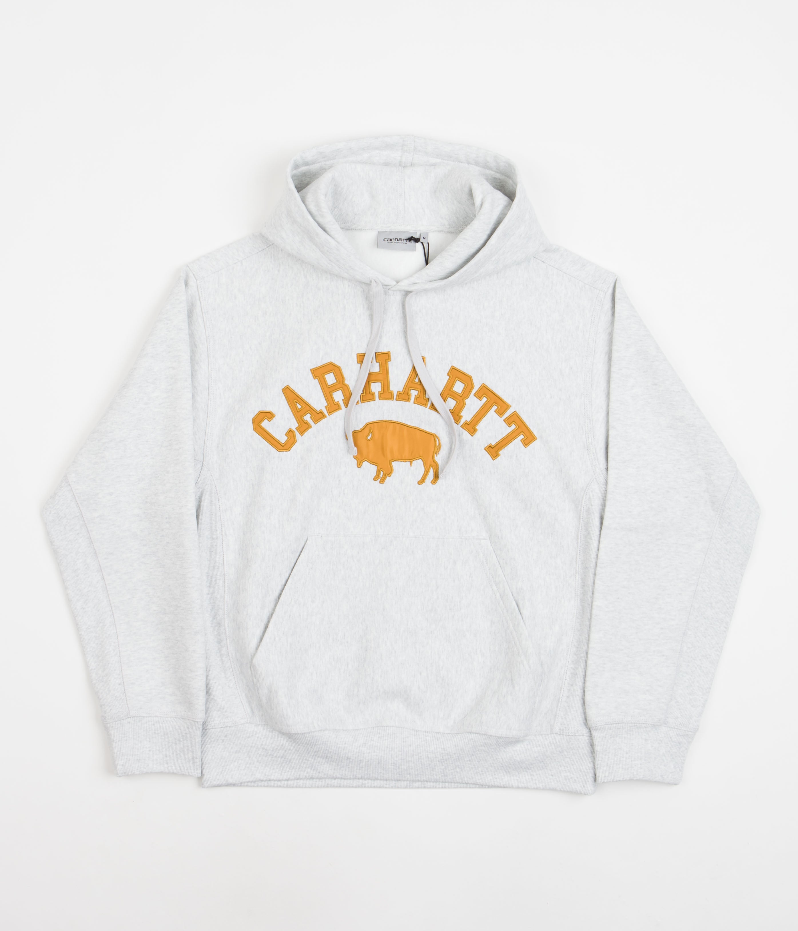 Carhartt Locker Hoodie - Stunning Ash Heather / Brown