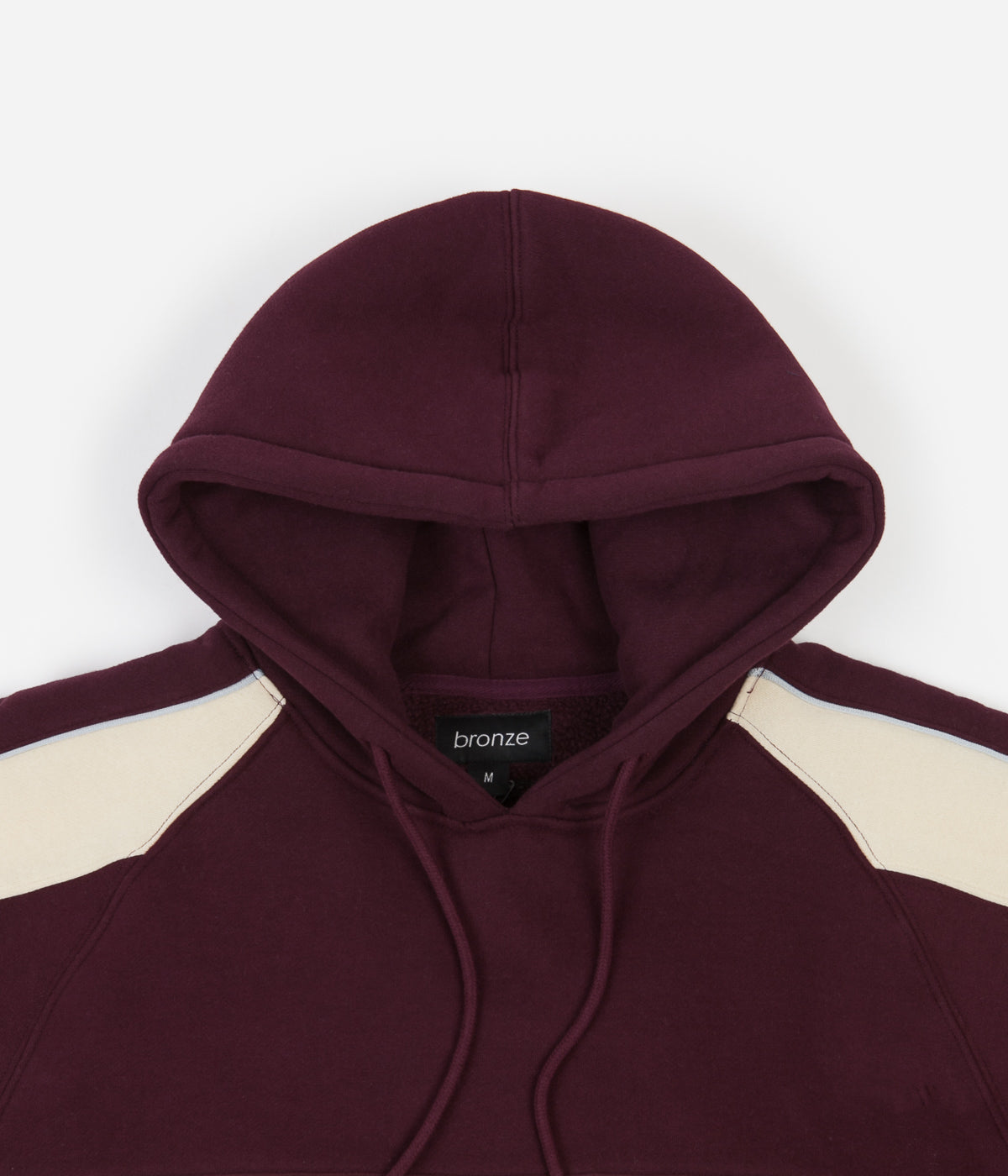 Stunning Bronze 56K Burgundy Piping Hoodie