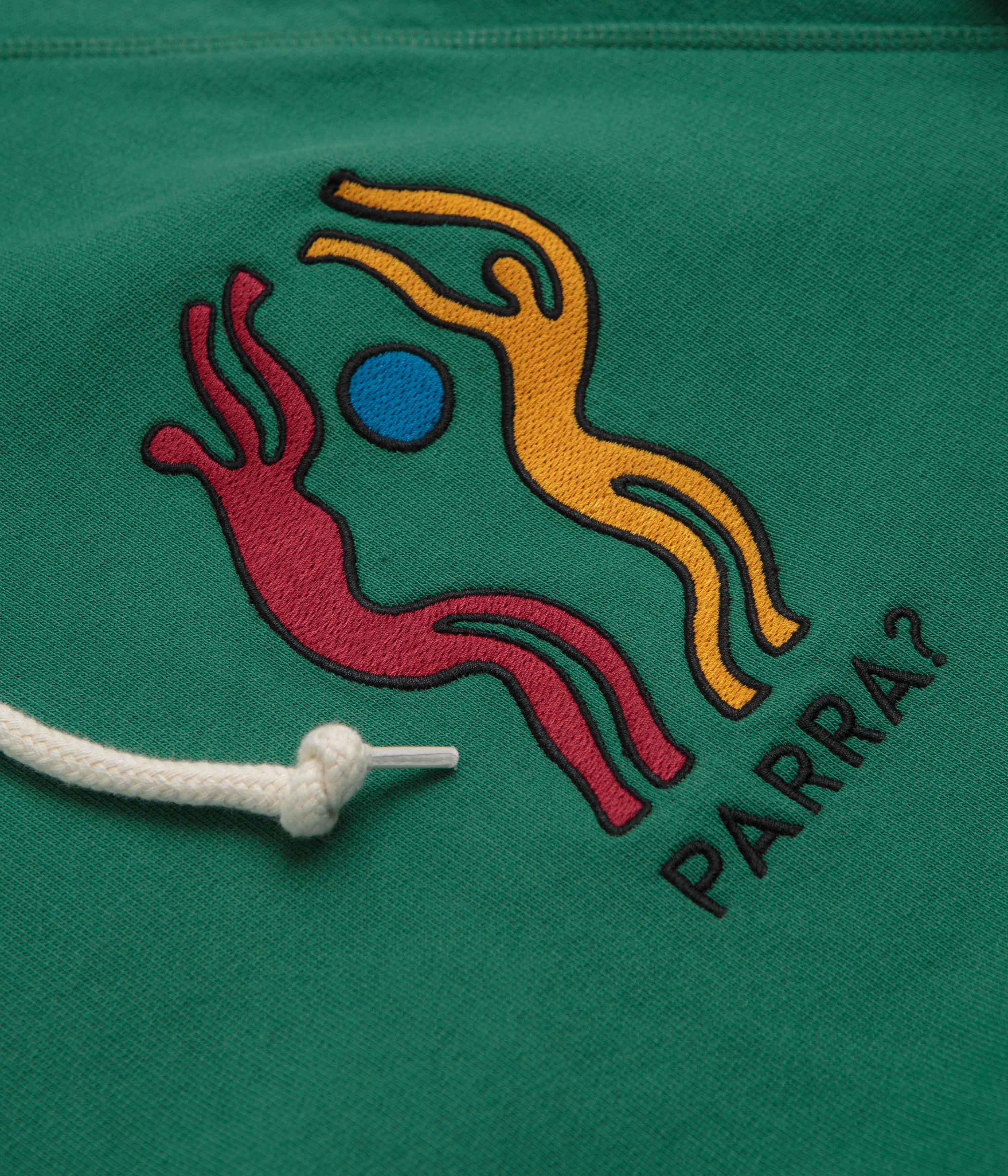 by Parra La Chambre Nuit Washed Green Hoodie - A Fashion Must-Have!