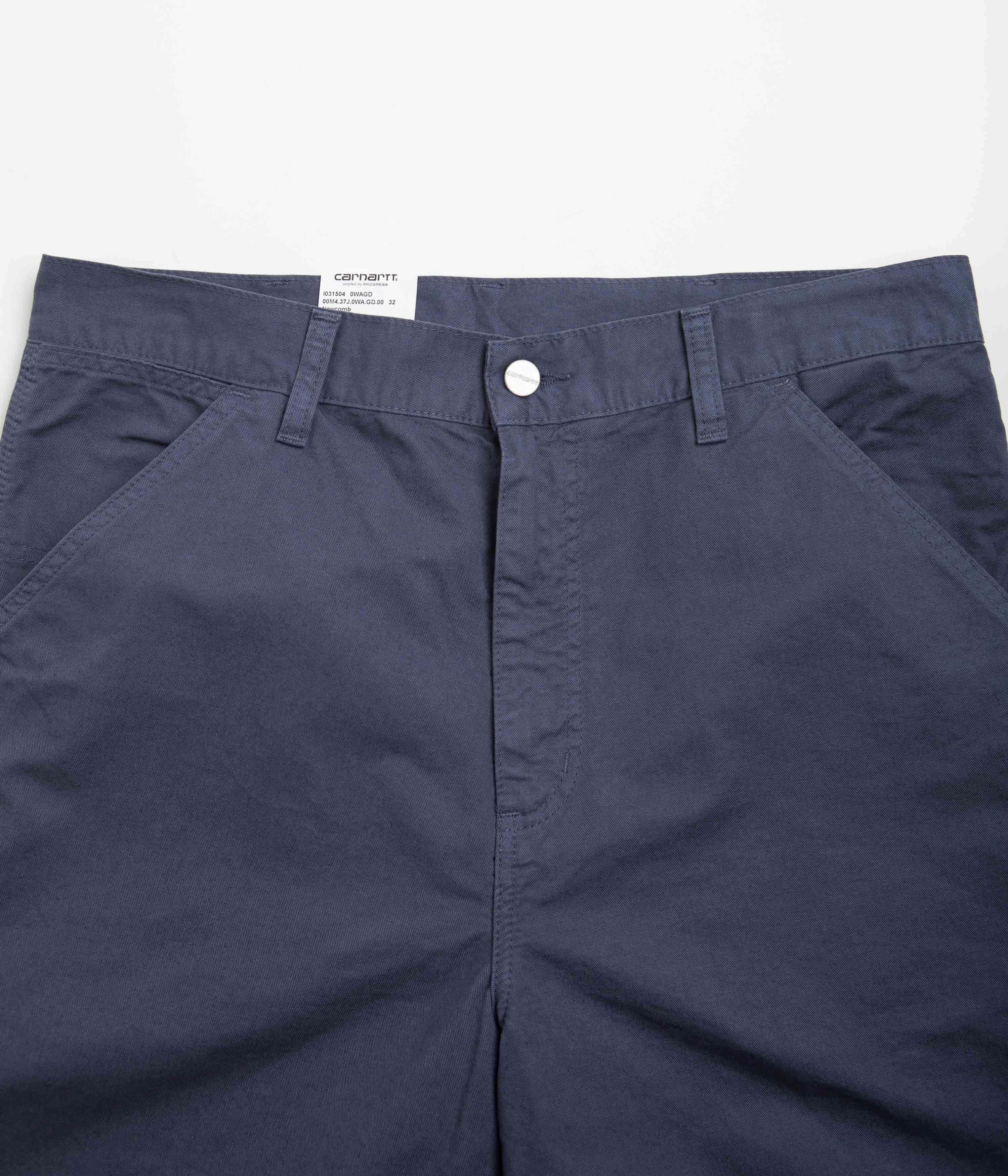 Carhartt Storm Blue Single Knee Shorts - The Ultimate Workwear Essential