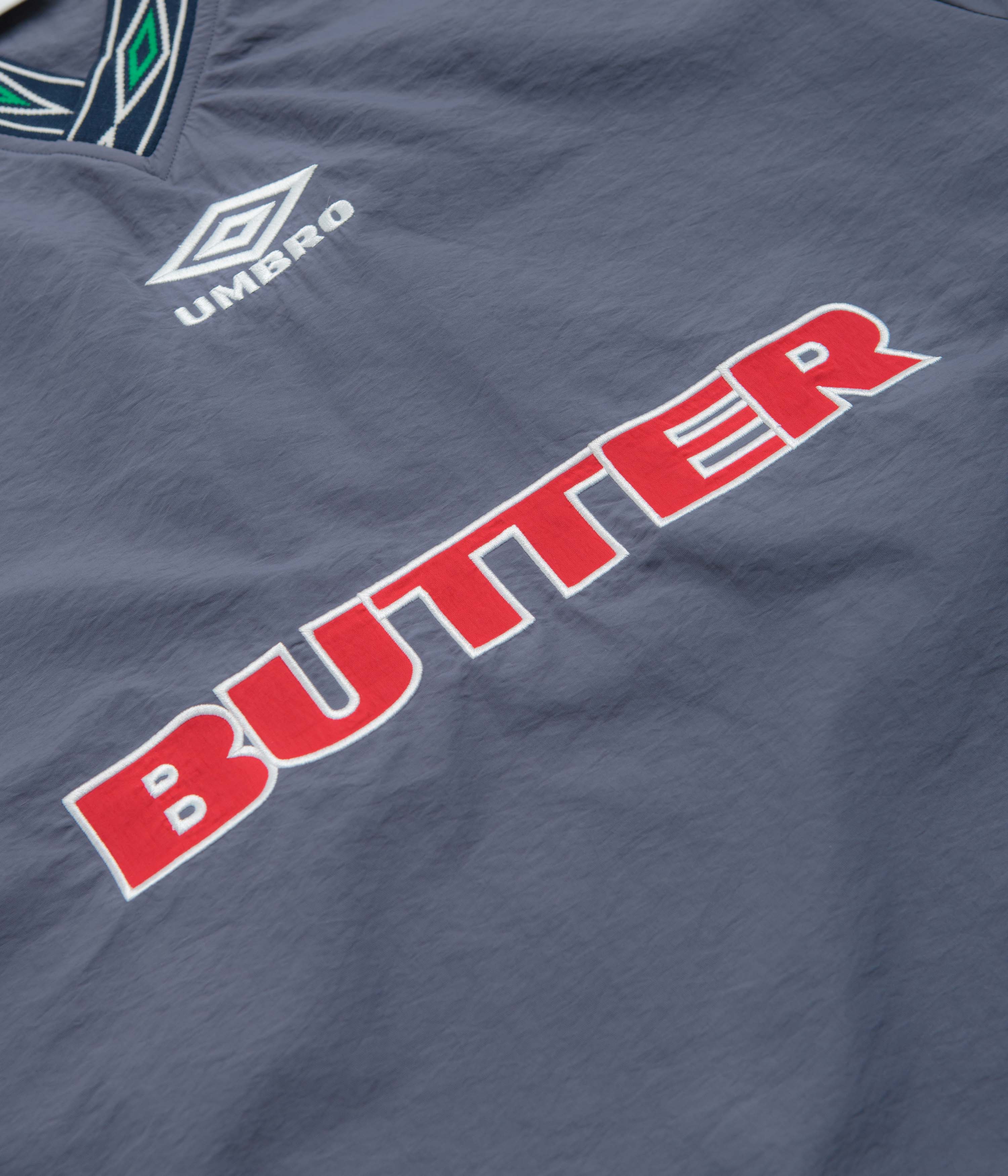 Butter Goods x Umbro Slate/Navy Training Sweatshirt - A Must - Have Collaboration!