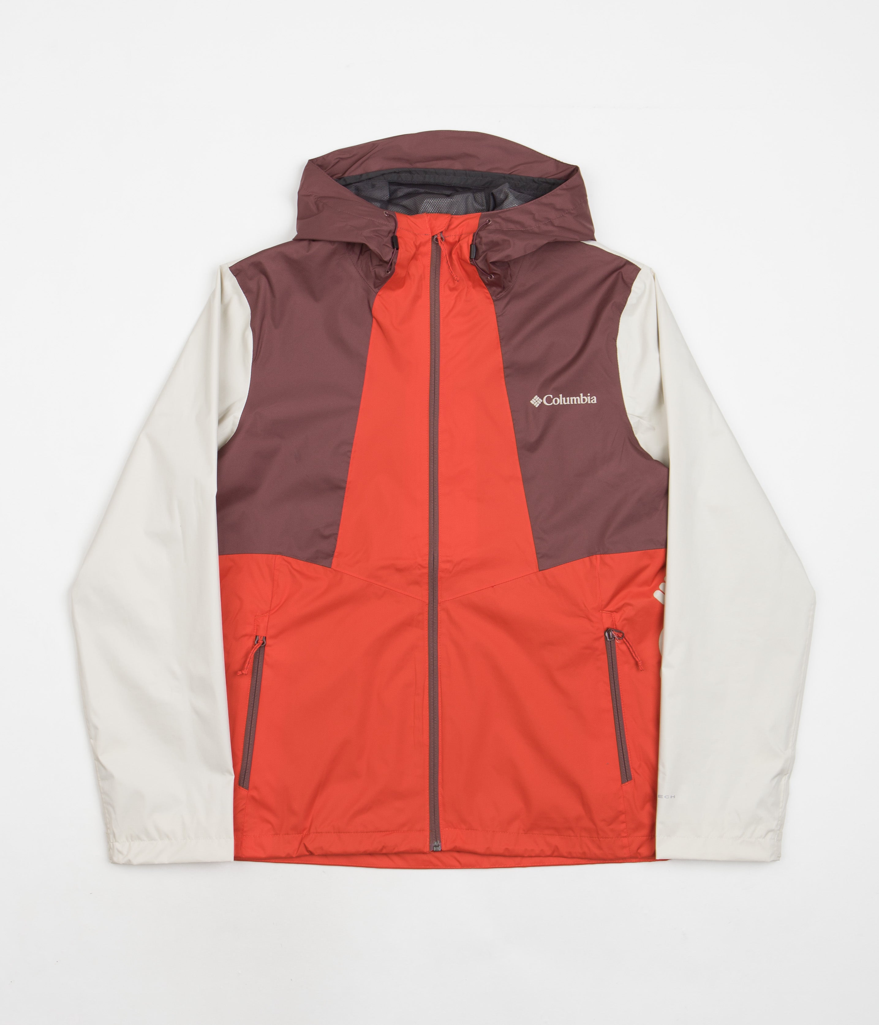 Columbia Inner Limits II Jacket - Spicy Red, Light Raisin, and Chalk