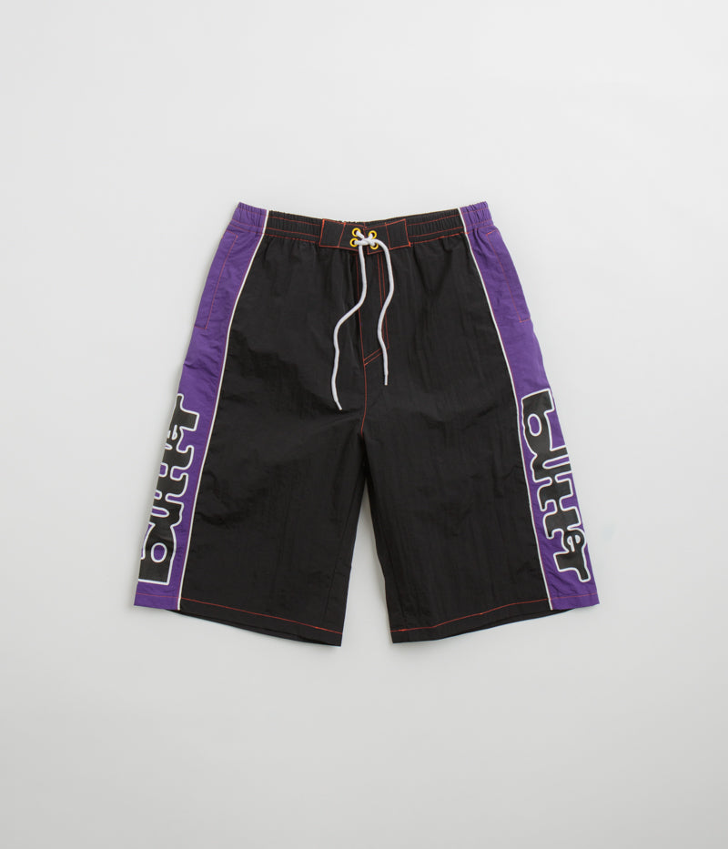 Butter Goods Black Warped Board Shorts - A Fashion Statement!