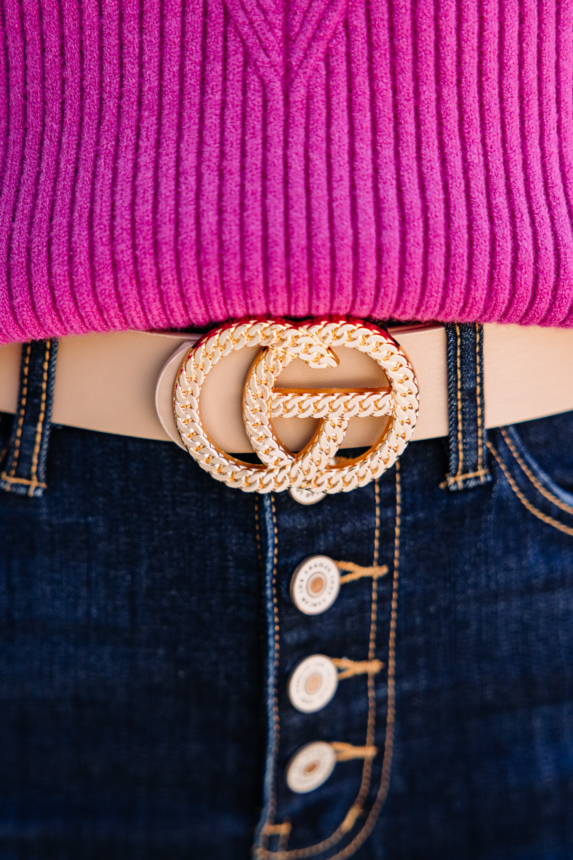 Be Your Best Taupe Brown Stylish Belt