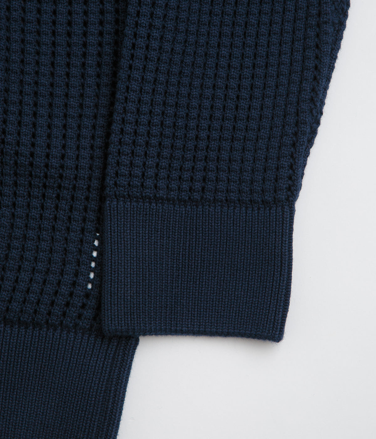 Navy Civilist Loose Gauge Knit Sweatshirt - A Must - Have!