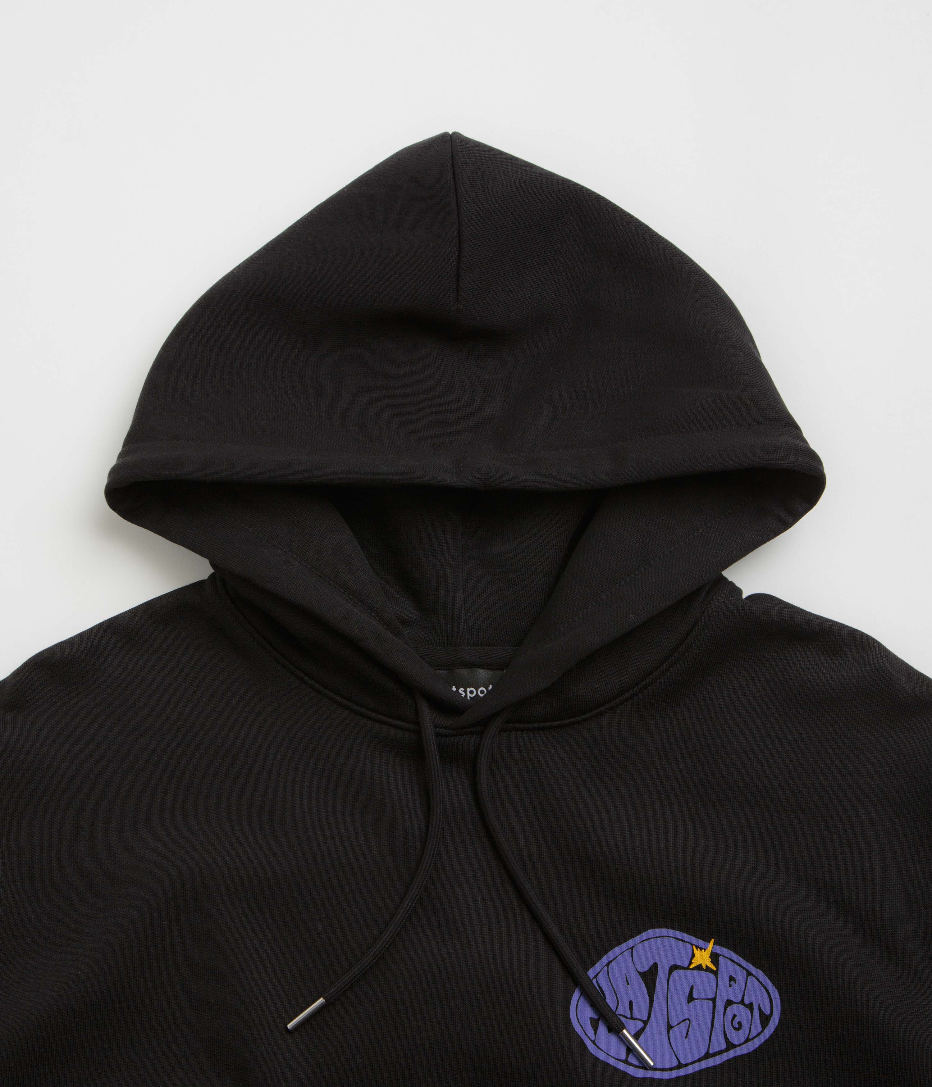 Stylish Black Flatspot Hole Hoodie - A Must-Have!