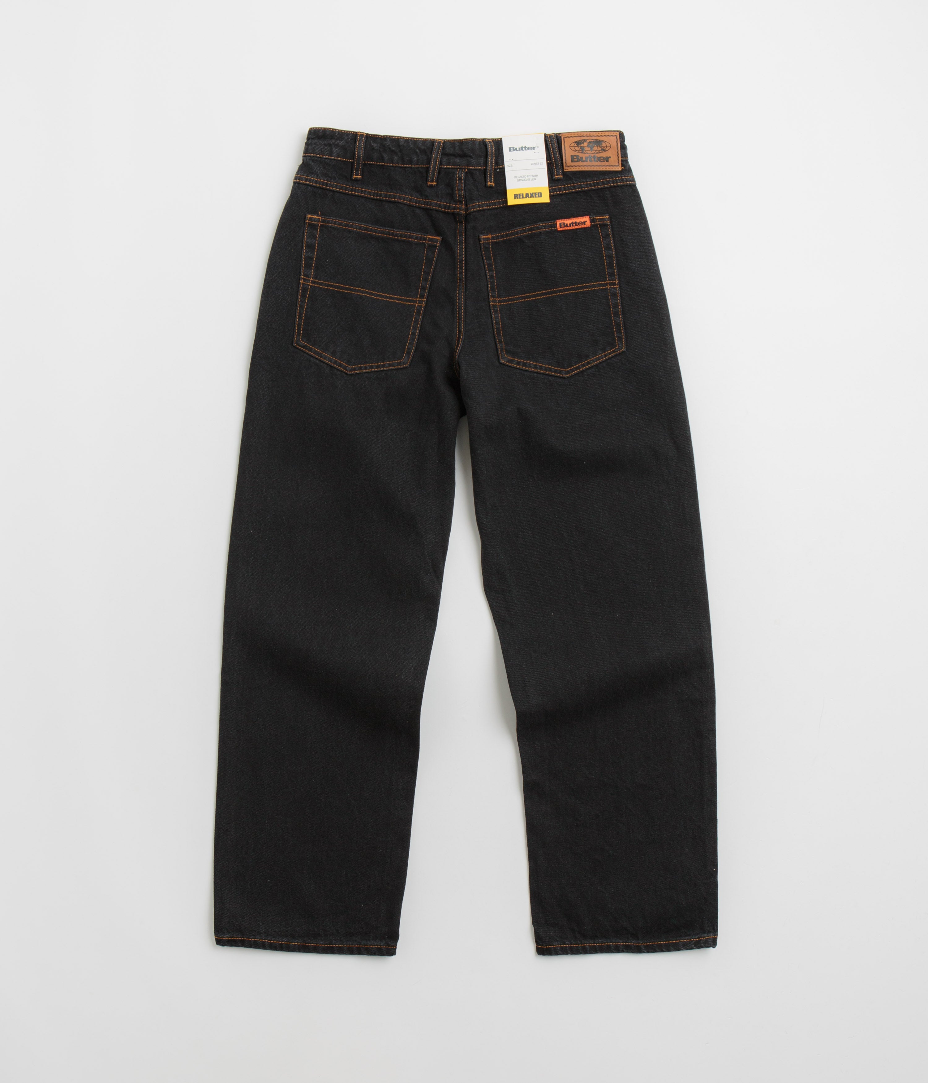 Butter Goods Washed Black/Black Relaxed Jeans - A Must-Have!