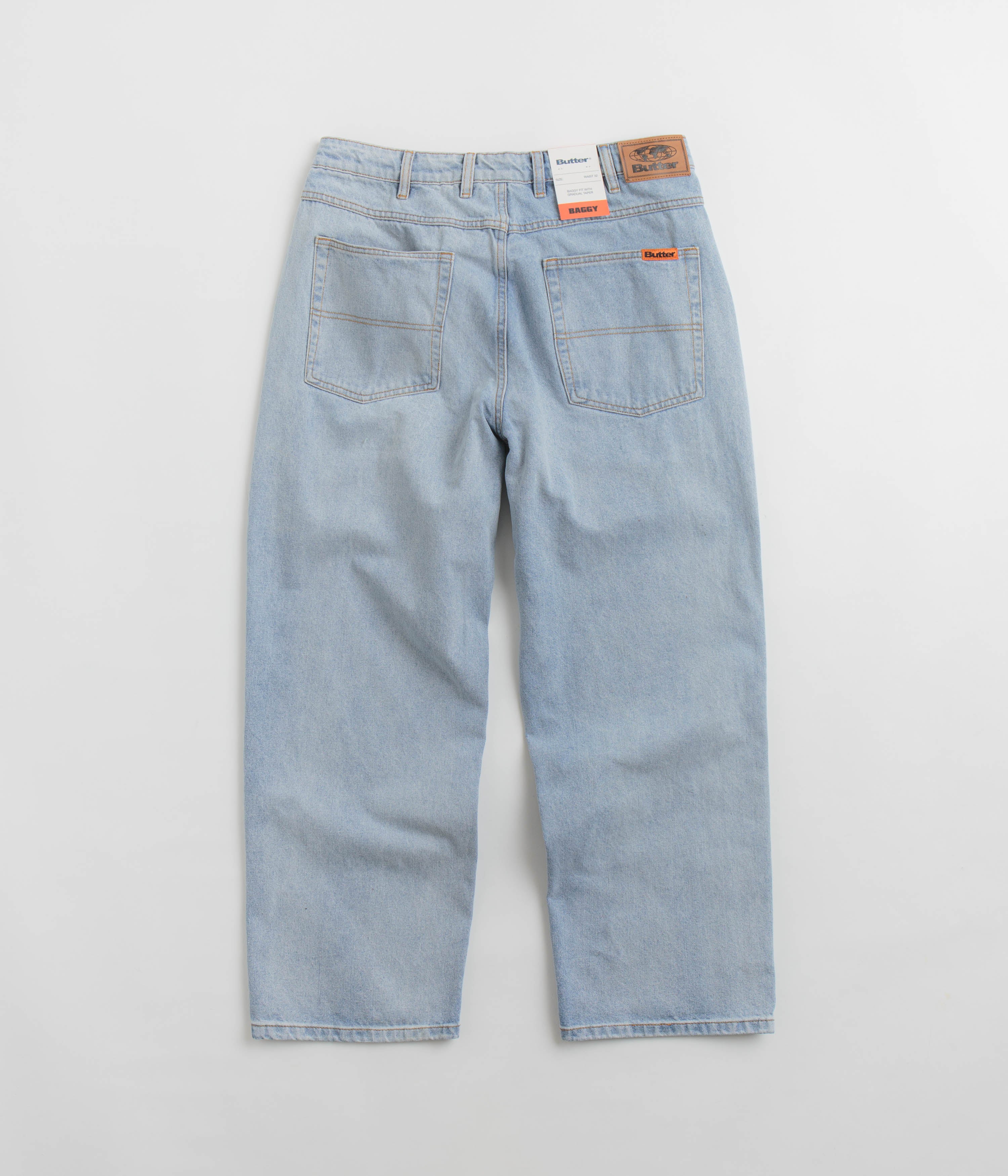 Butter Goods Light Blue Baggy Jeans - A Skater's Dream!