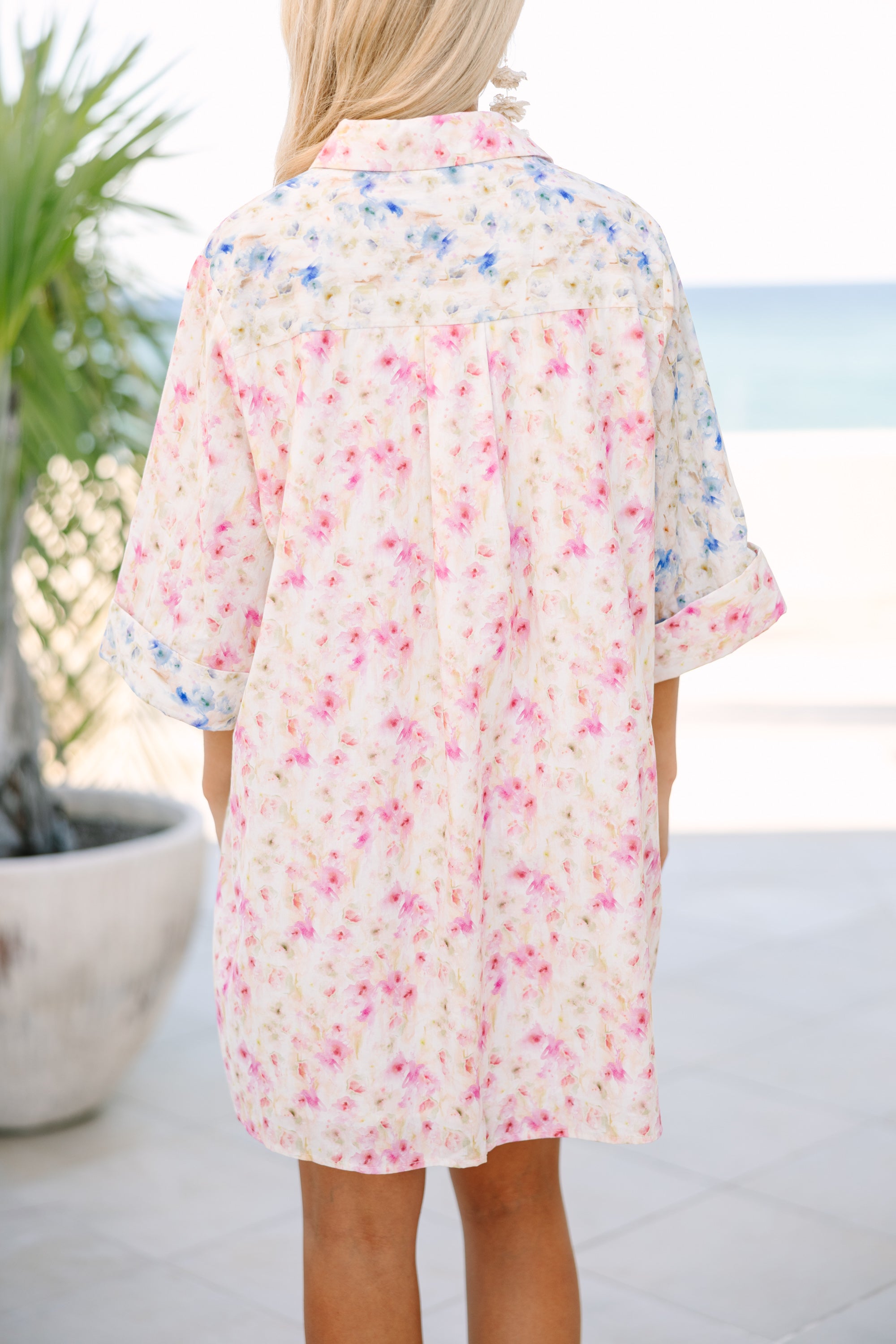 Springtime Delight: Feeling Your Best Pink Colorblock Dress
