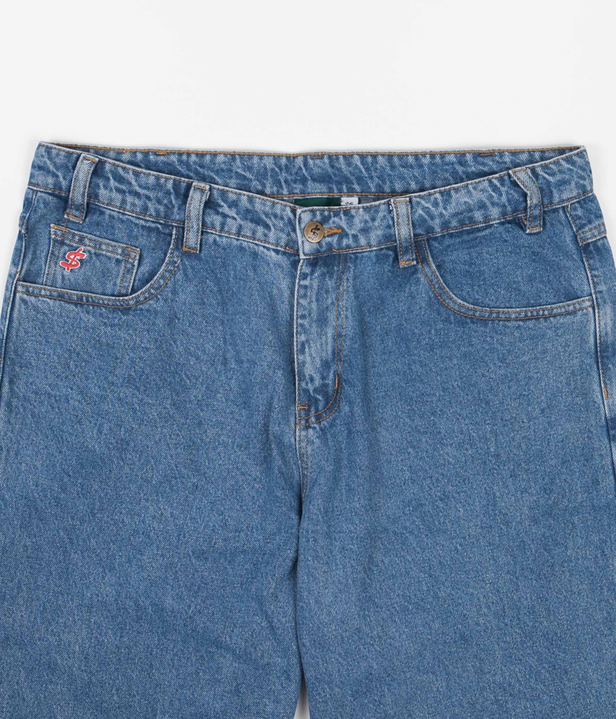 Cash Only Washed Indigo Baggy Jeans - A Nod to '90s Style