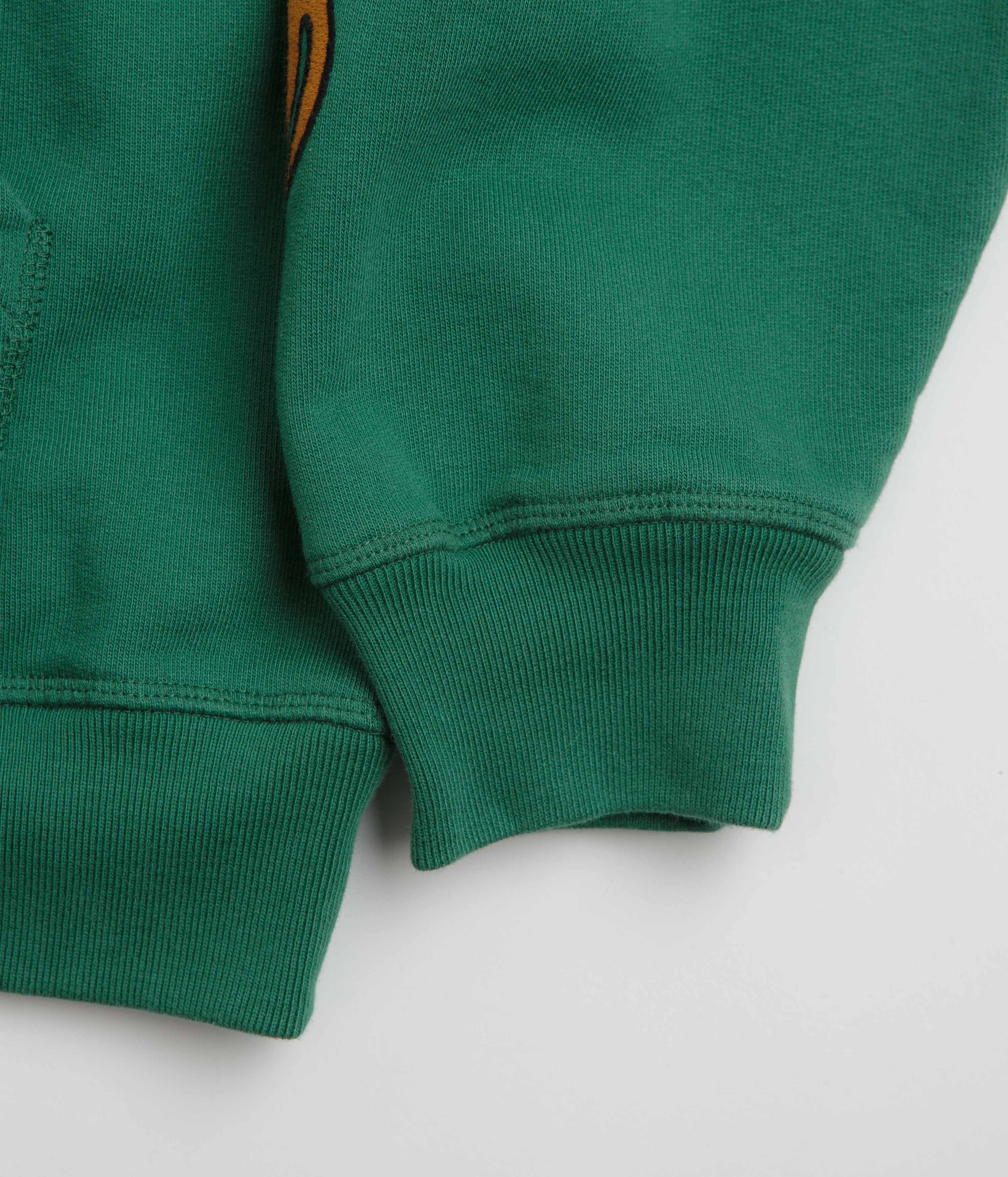 by Parra La Chambre Nuit Washed Green Hoodie - A Fashion Must-Have!