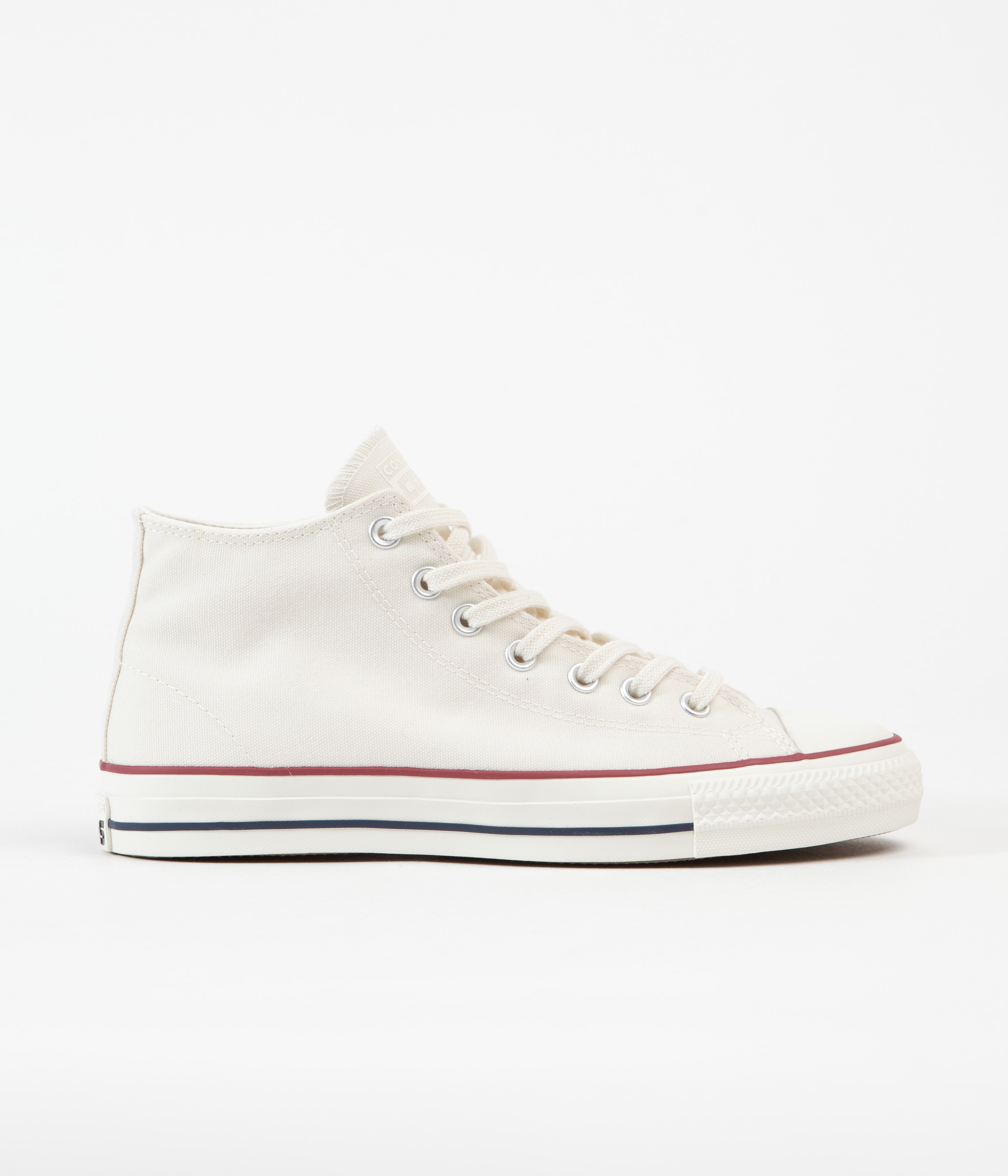 Converse Cons CTAS Pro Mid Cut Off Shoes - Stunning Egret, Red & Clematis Blue
