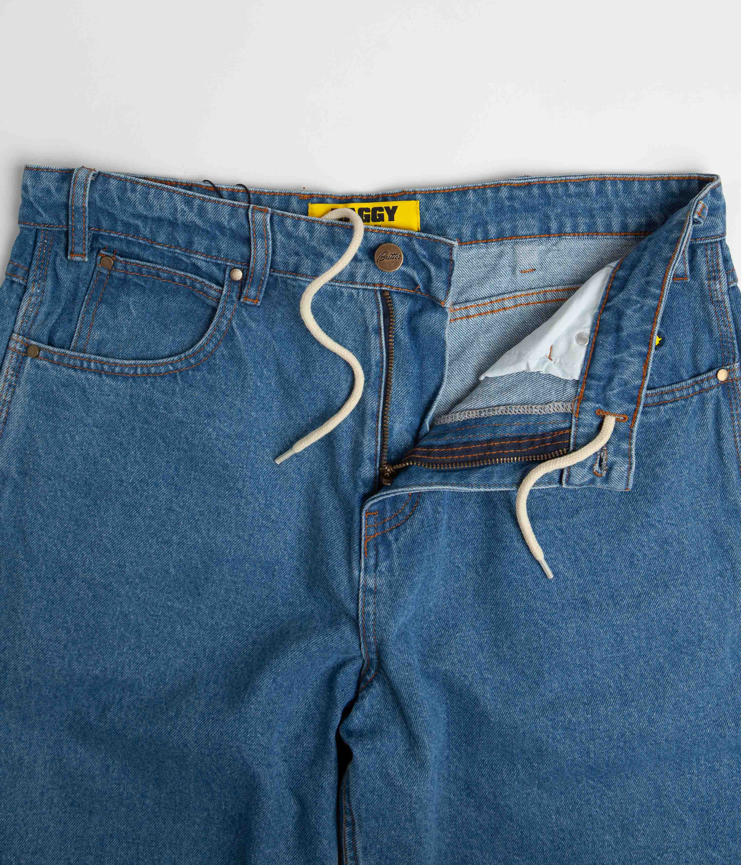Butter Goods Wizard Jeans - Washed Indigo: Skate Style Essential