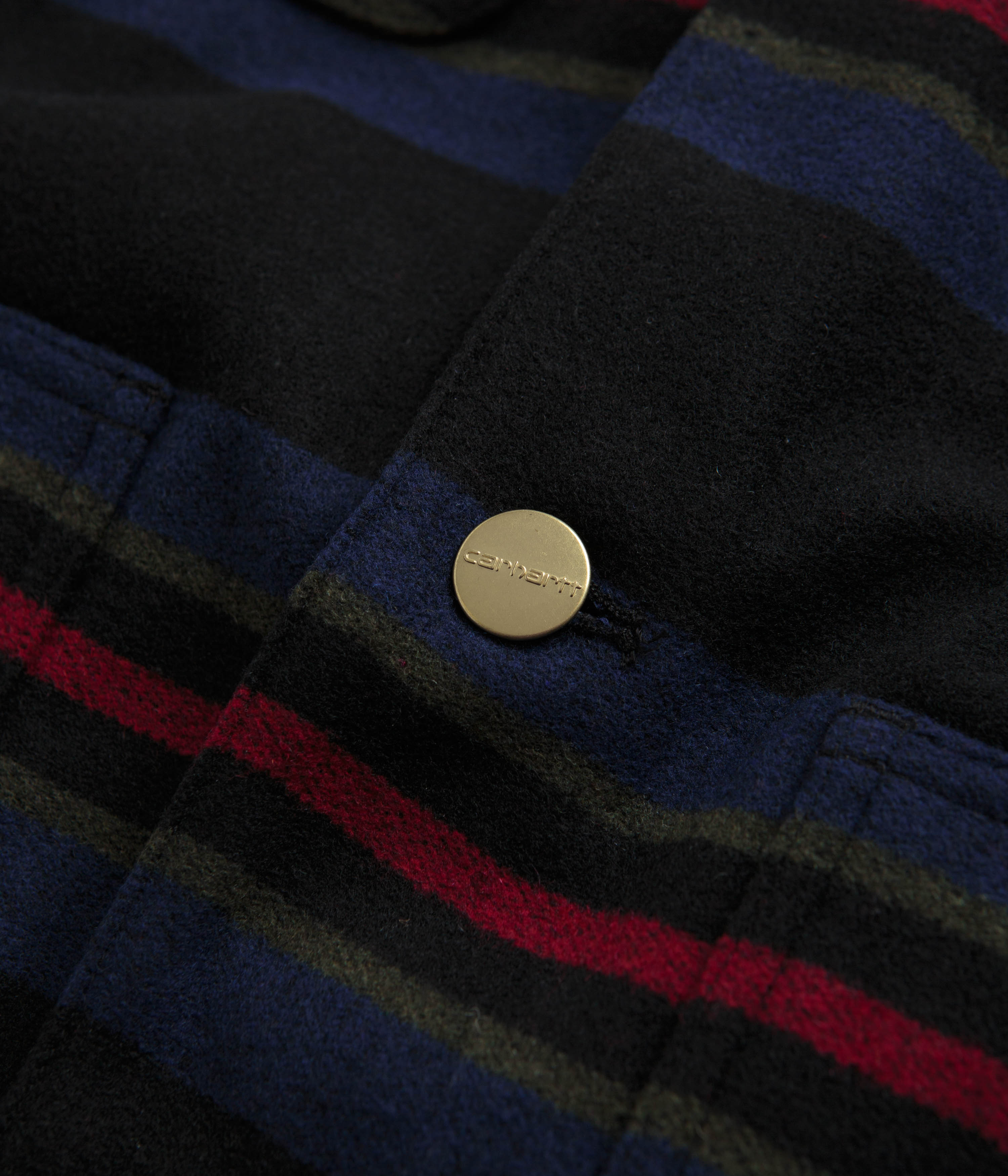 Carhartt Oregon Jacket - Stylish Starco Stripe & Black Blend