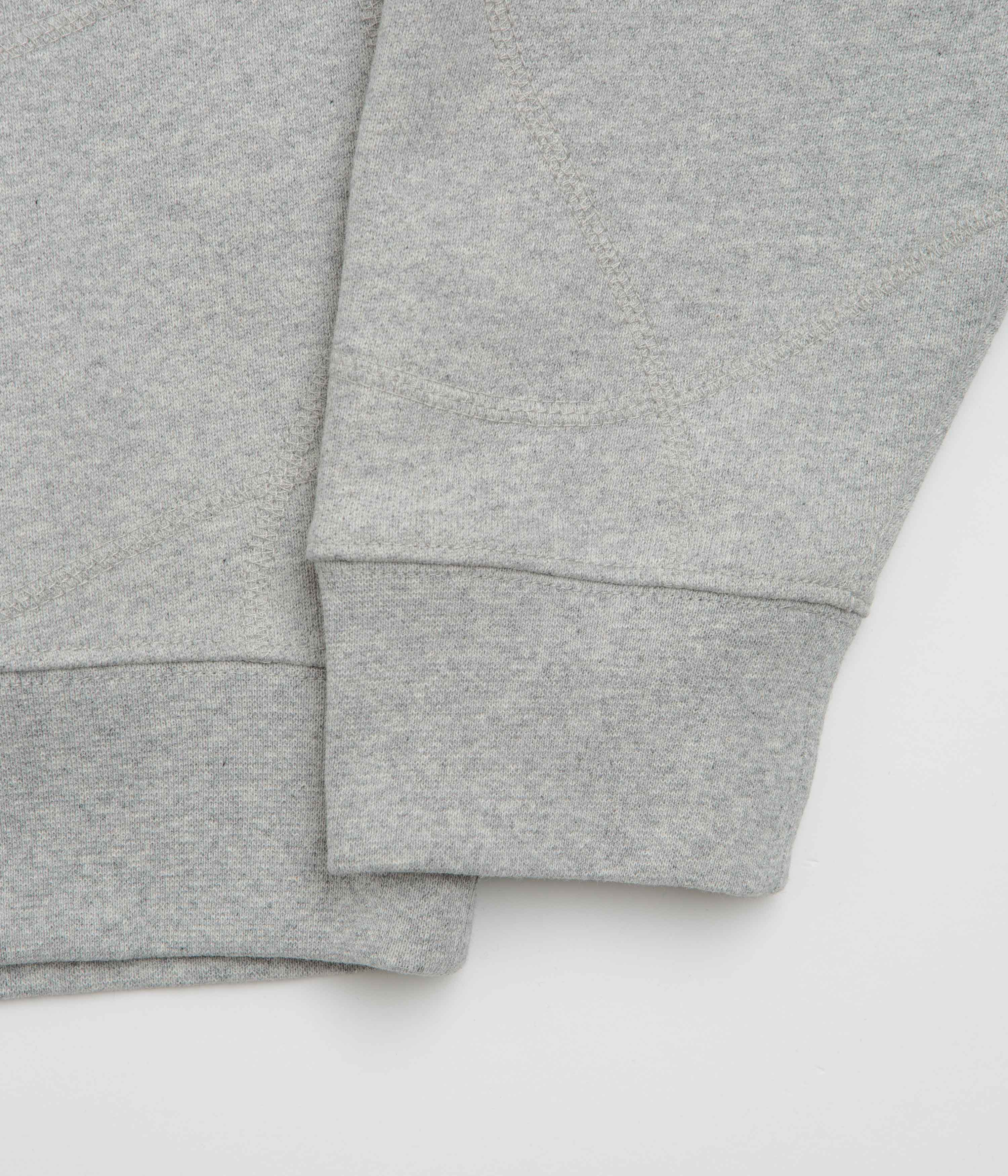 Stylish Dime Wave Rugby Shirt in Trendy Heather Grey