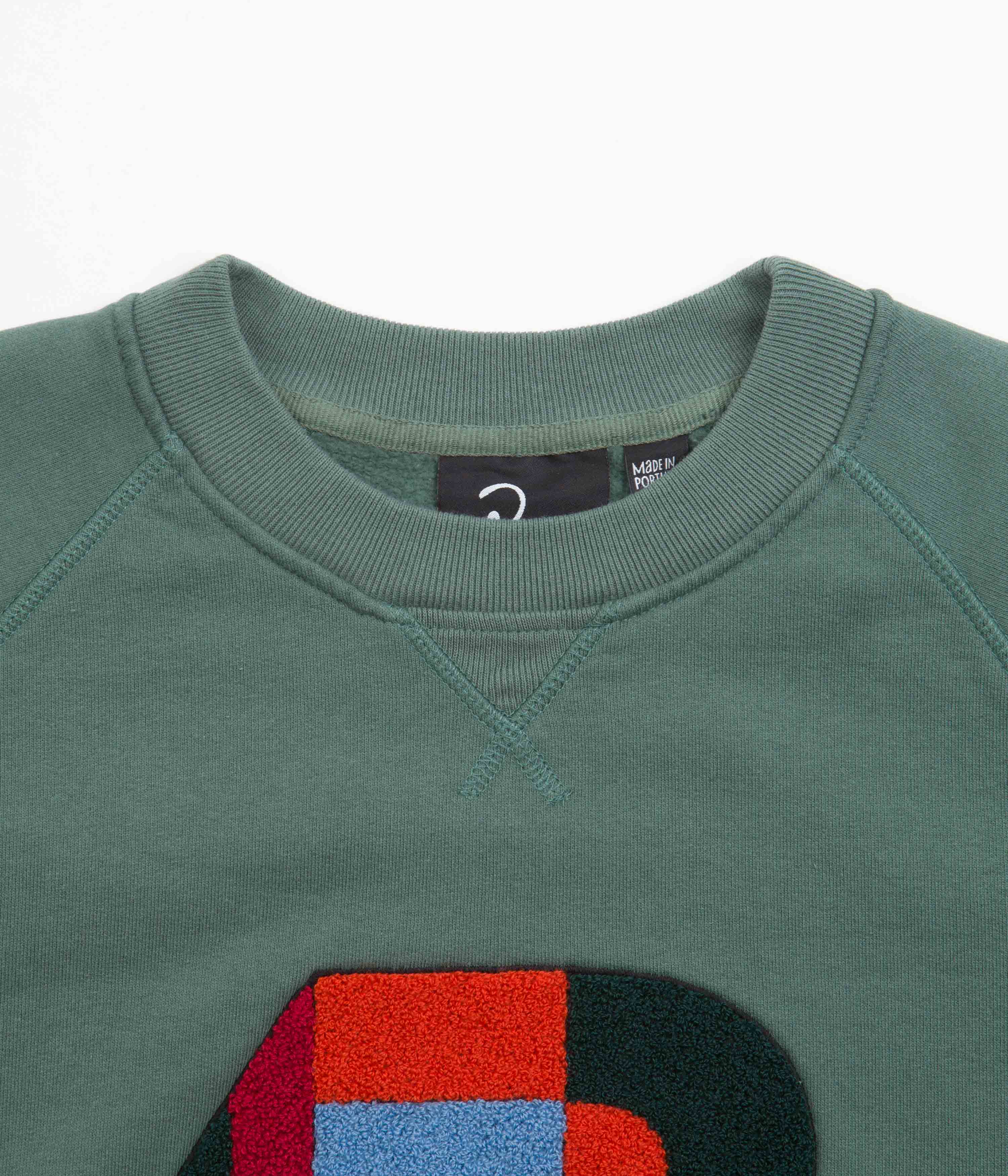 by Parra Green Building Block Logo Crewneck Sweatshirt - A Must-Have!