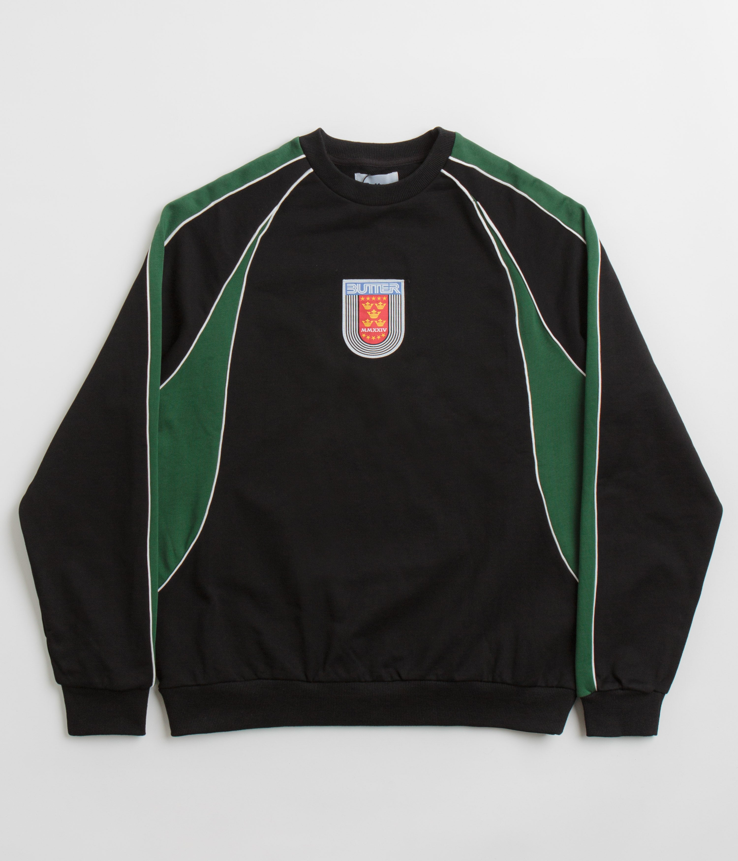 Butter Goods Crown Crewneck Sweatshirt - Stylish Black Edition