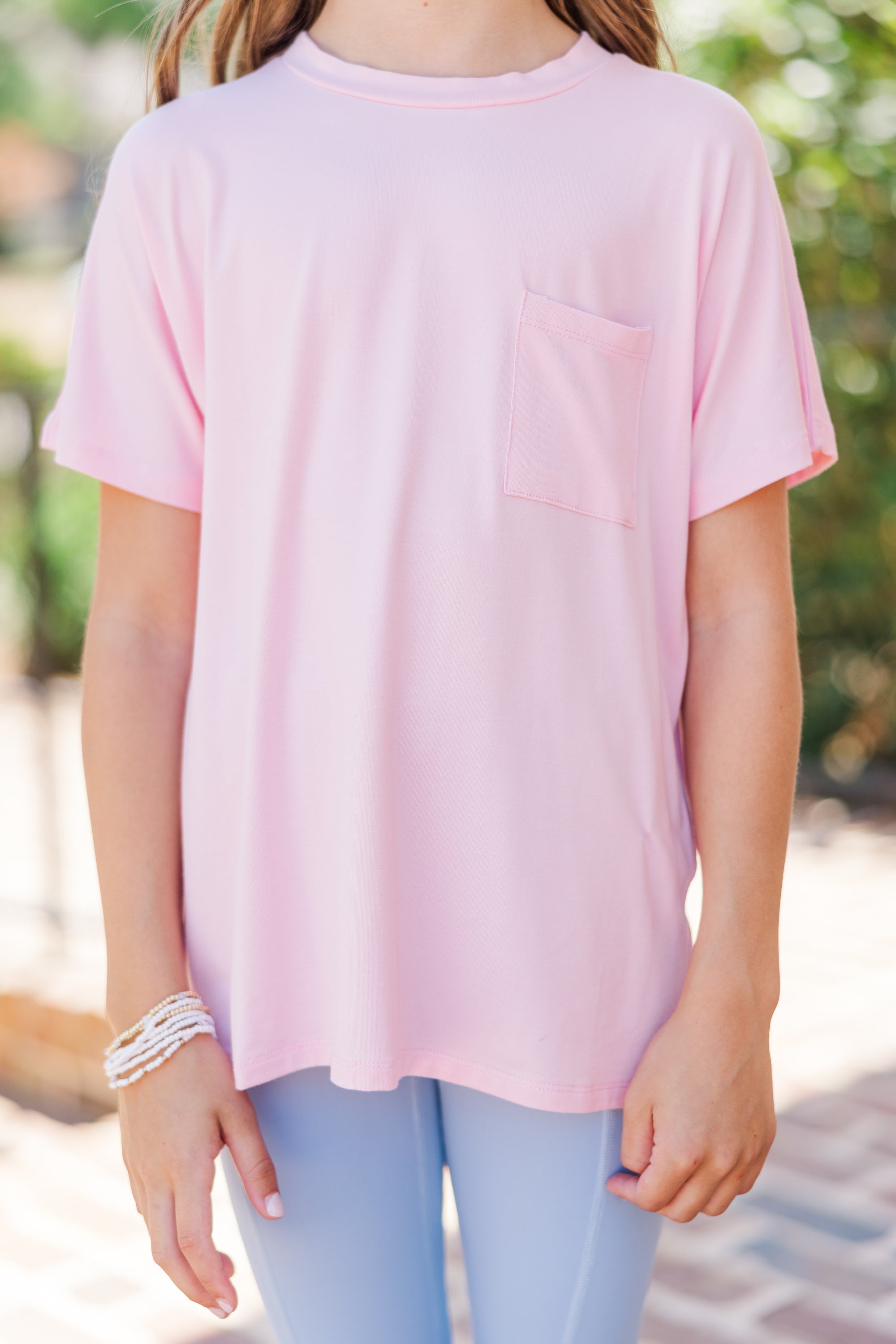 Stylish Pink Oversized Top for Active Girls
