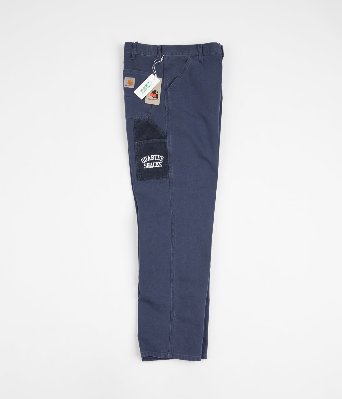 Carhartt x Quartersnacks Blue Simple Pants - A Skate and Workwear Essential